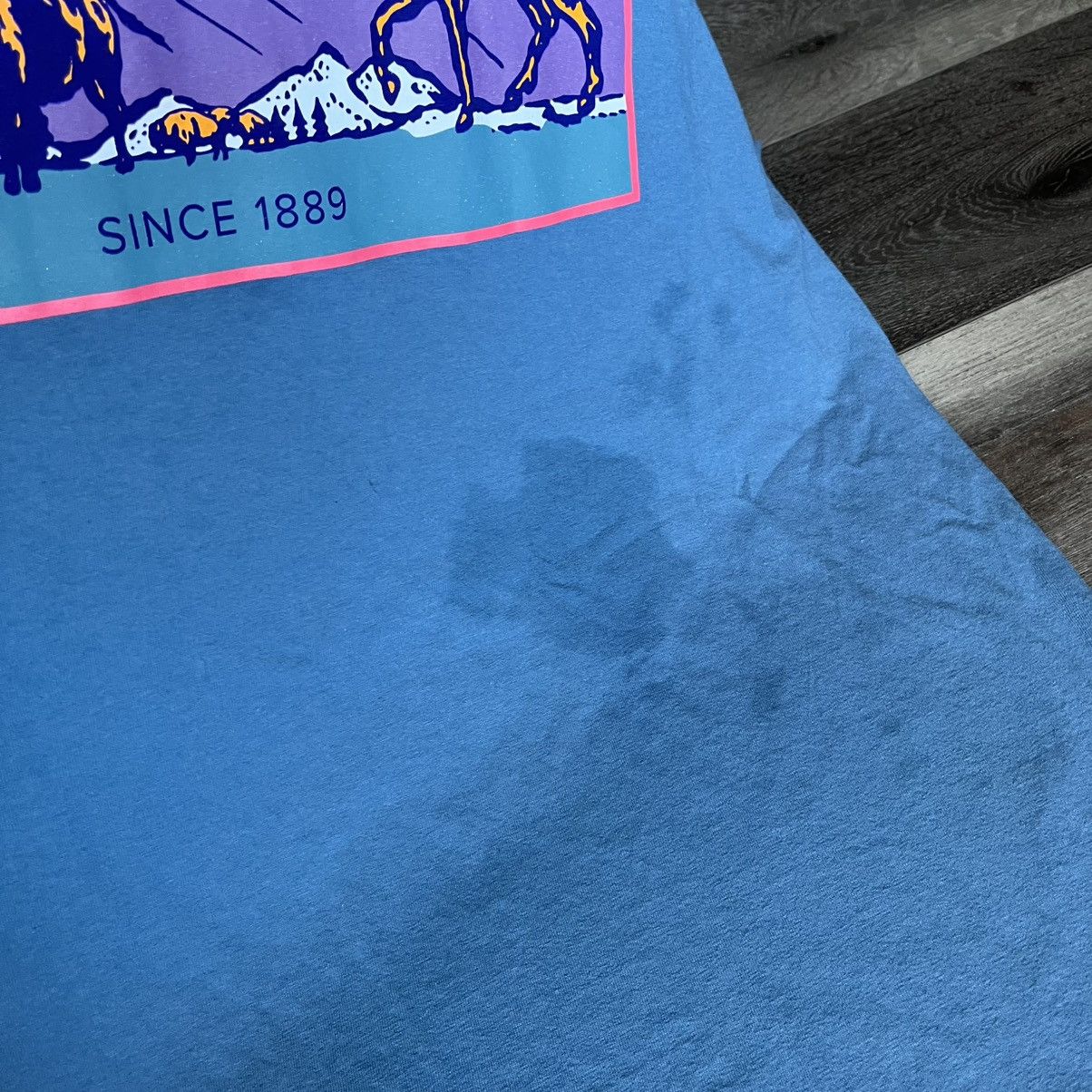 The Hundreds The Hundreds x Lee Jeans Storm Rider Blue Graphic Logo Tee Size US XL / EU 56 / 4 - 8 Thumbnail