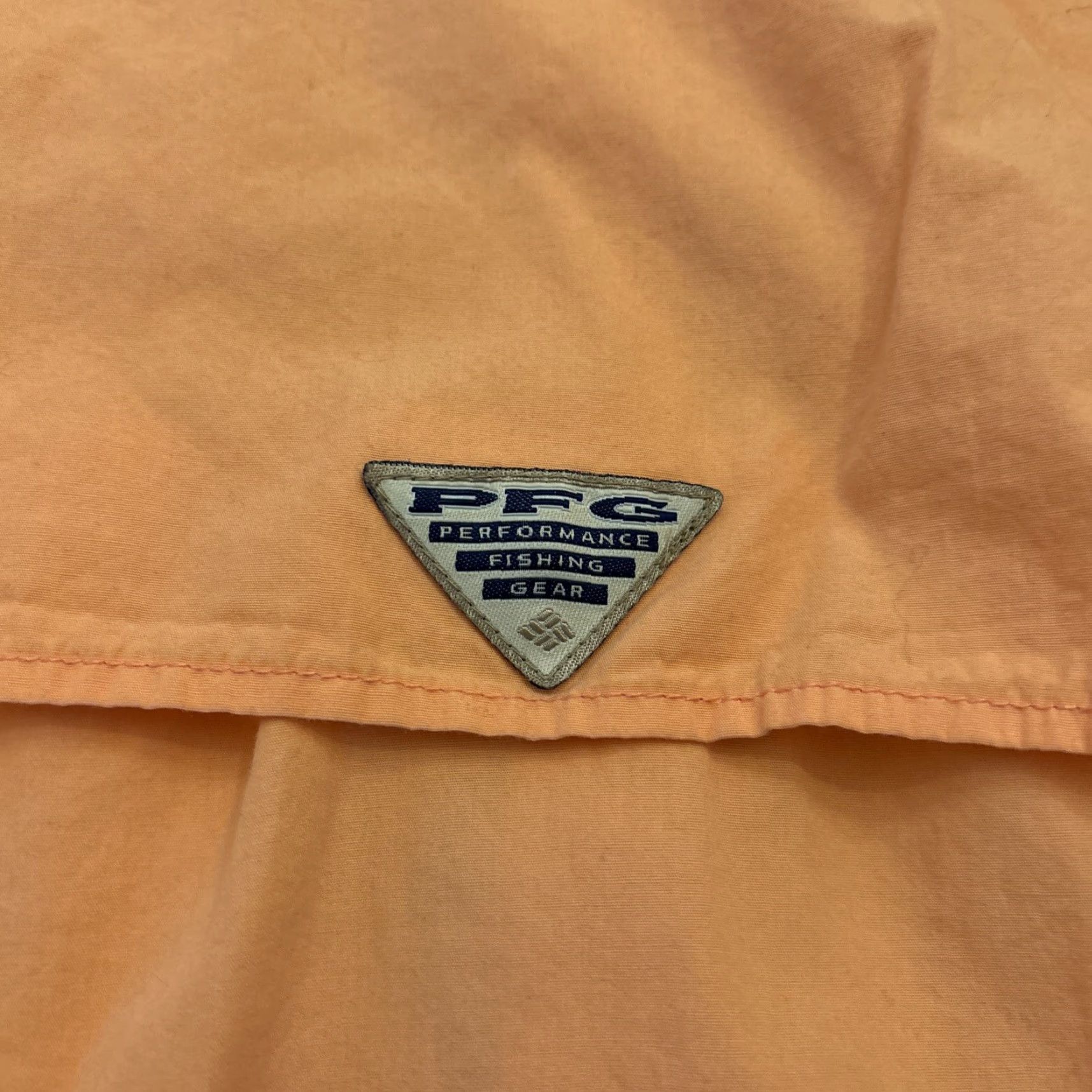 Vintage Columbia PFG Shirt Men Large Peach/Salmon Performance Fishing Vented Sportsmen Size US L / EU 52-54 / 3 - 7 Thumbnail