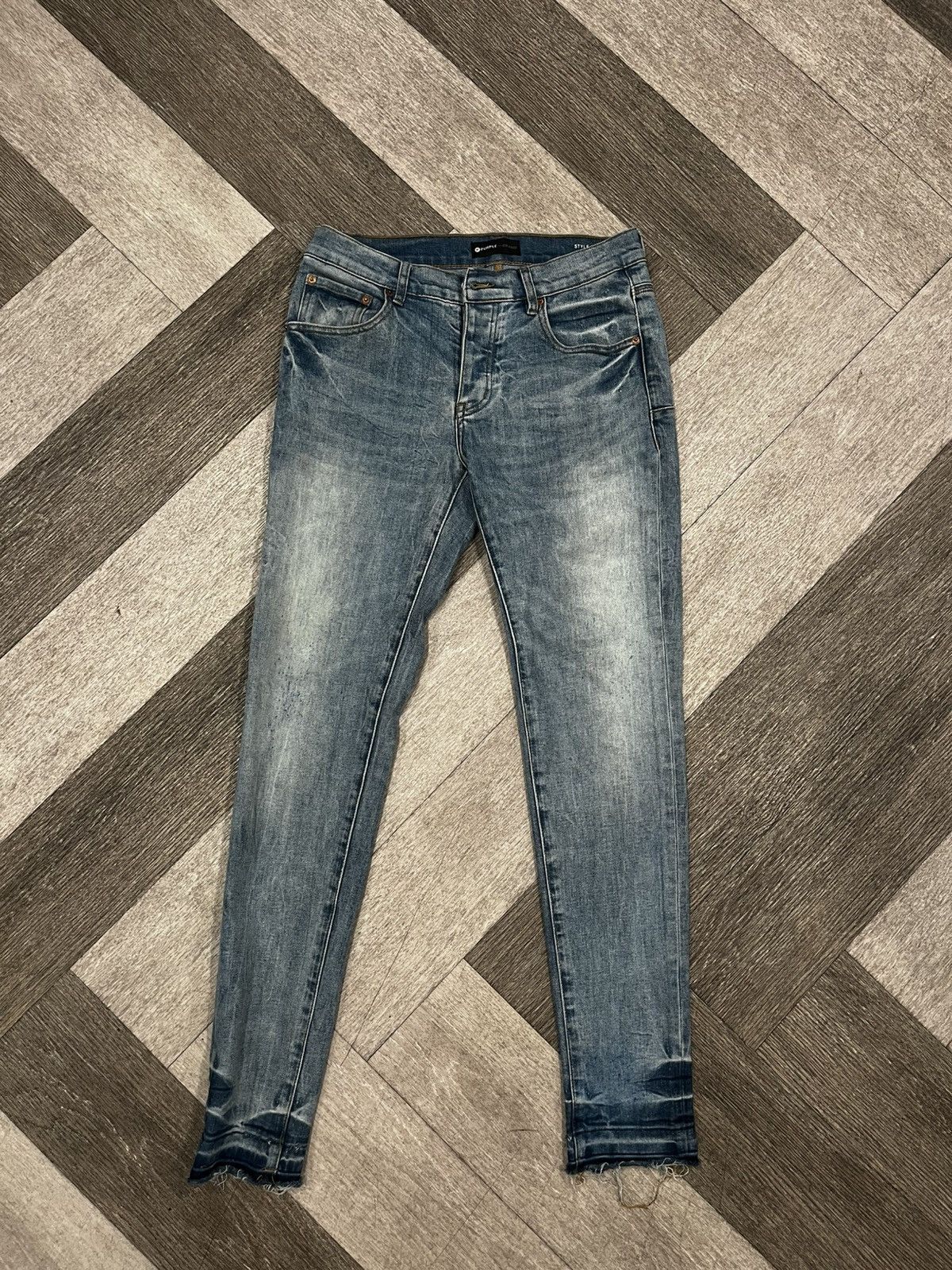 Purple Brand Blue Purple Jeans Size US 30 / EU 46 - 3 Thumbnail