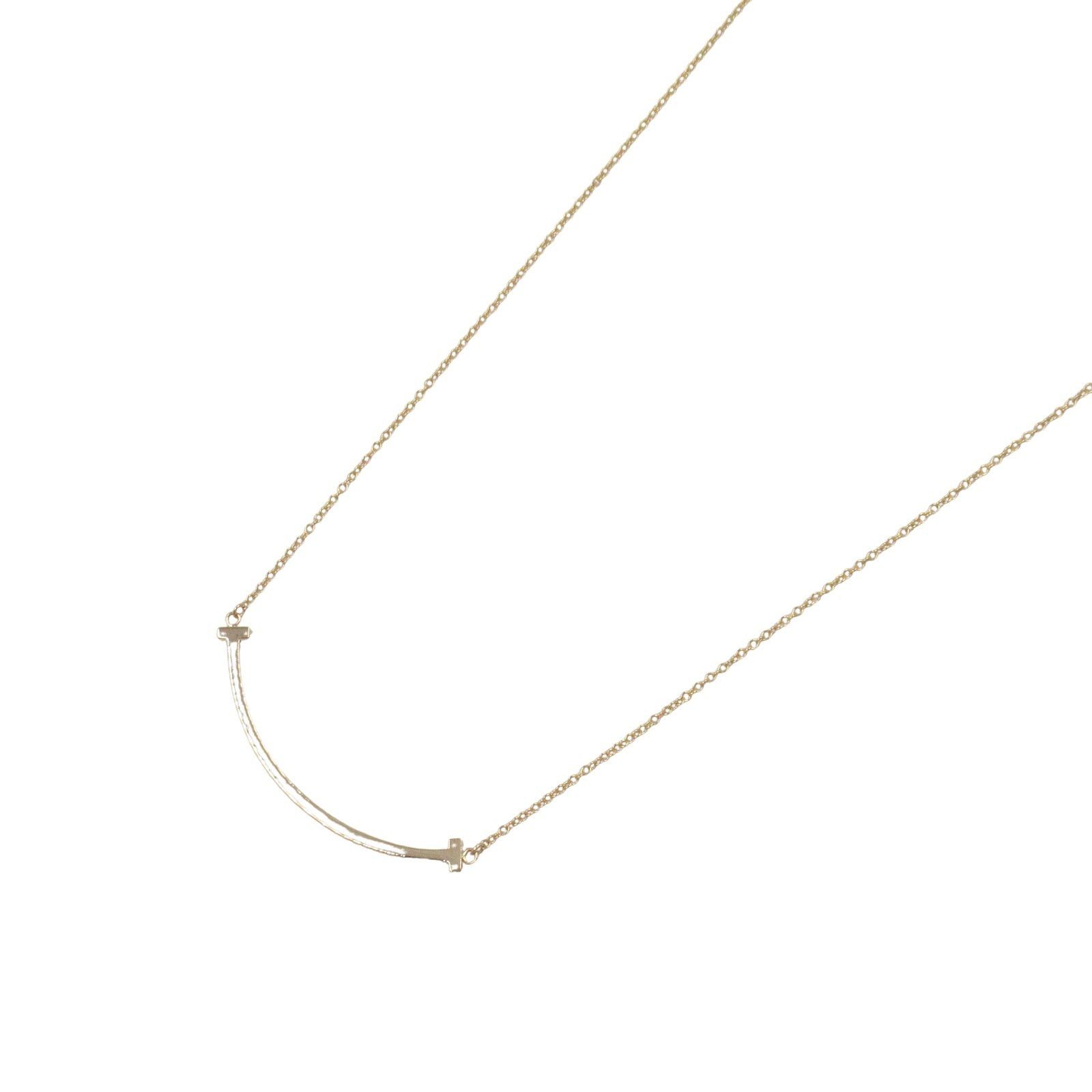 Tiffany & Co. Tiffany Co T-Smile Small Necklace K18Pg (Pink Gold) Gold Size ONE SIZE - 1 Thumbnail