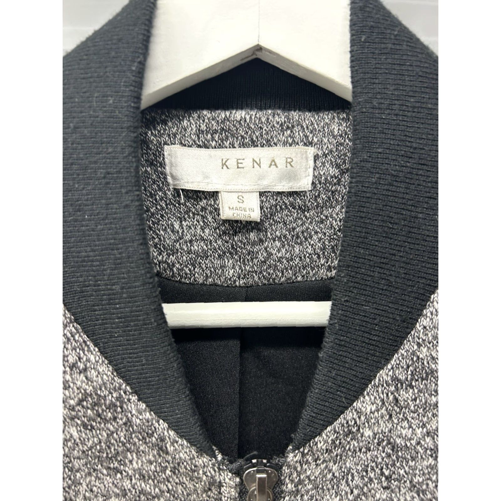 Vintage Womens Kenar Motorcycle Gray Knit Full Zip Jacket S Size S / US 4 / IT 40 - 7 Thumbnail