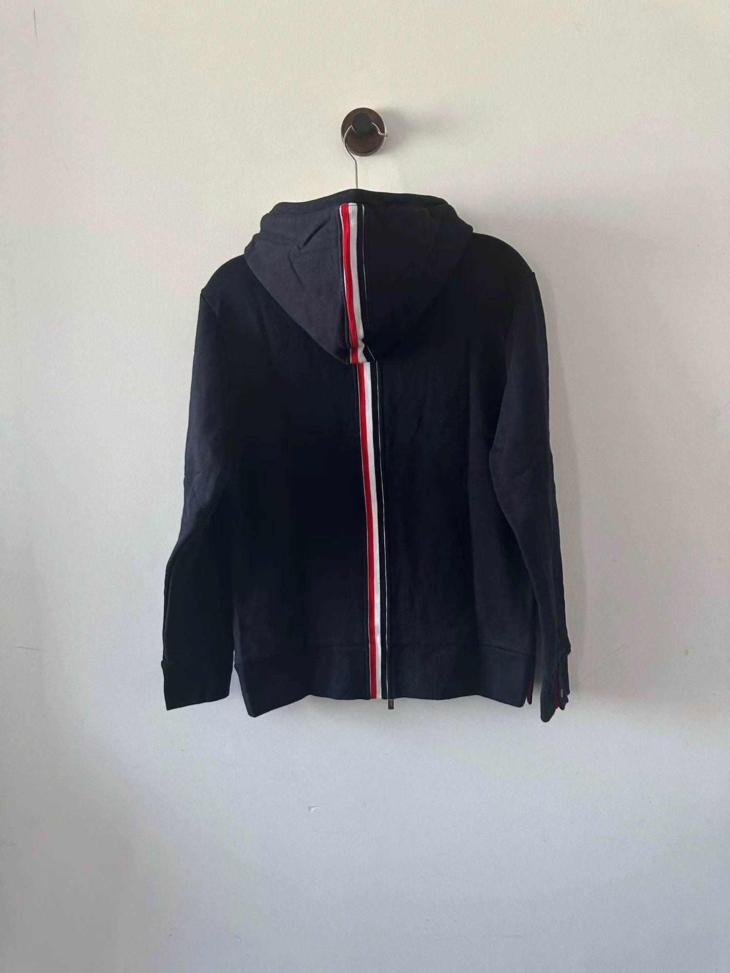 Thom Browne Thom Browne Back Stripe Zip Hoodie 40 New, tried on Size US XXS / EU 40 - 2 Thumbnail
