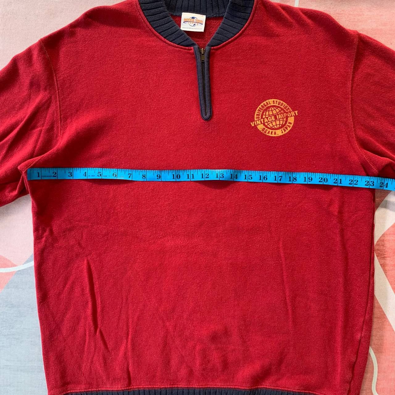 Universal Studios Vintage UNIVERSAL STUDIOS Japan Quarter Zip Sweatshirt Size US L / EU 52-54 / 3 - 8 Thumbnail