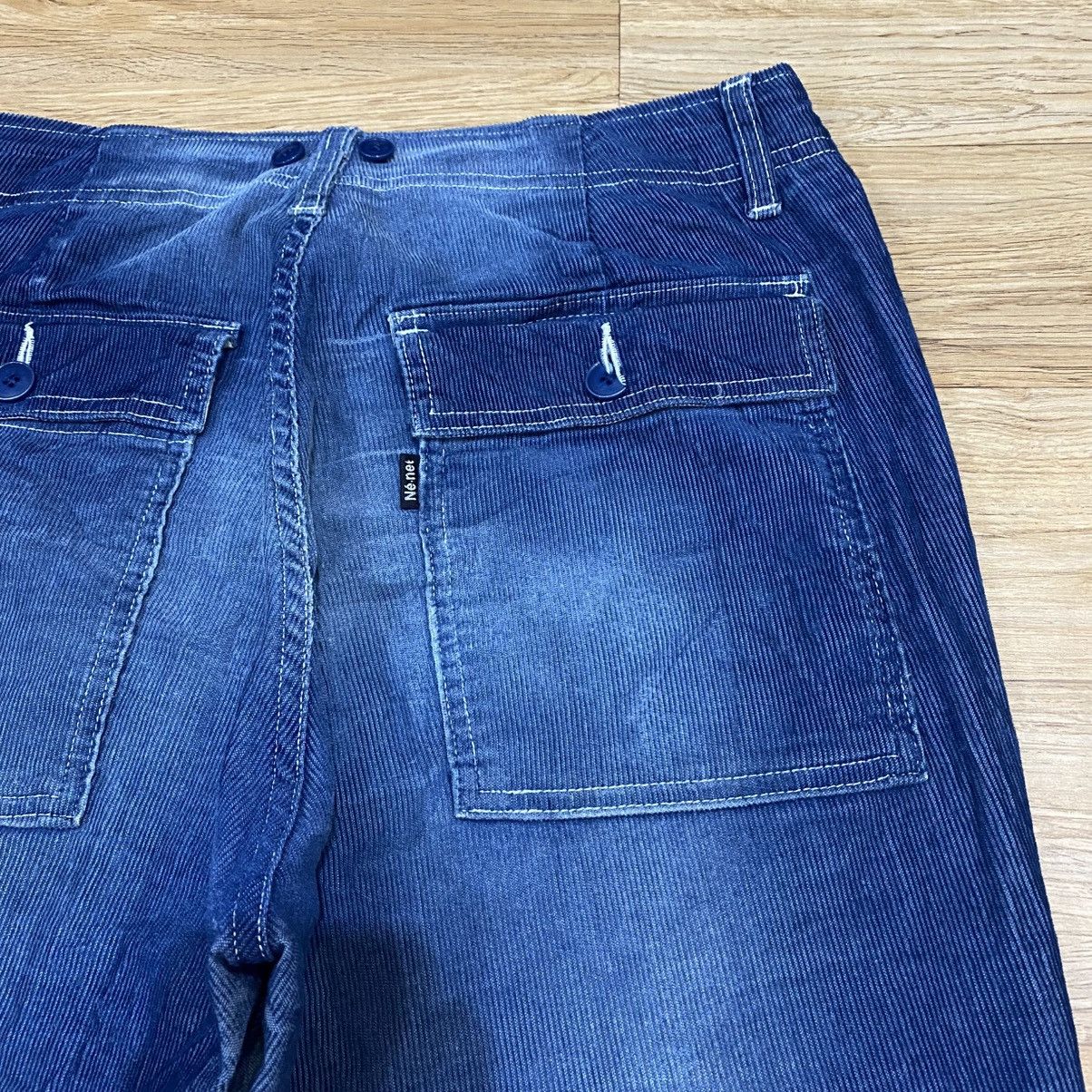 Ne-Net 90s Ne-Net By Issey Miyake Fatigue Blue Corduroy Pants Size US 30 / EU 46 - 11 Thumbnail