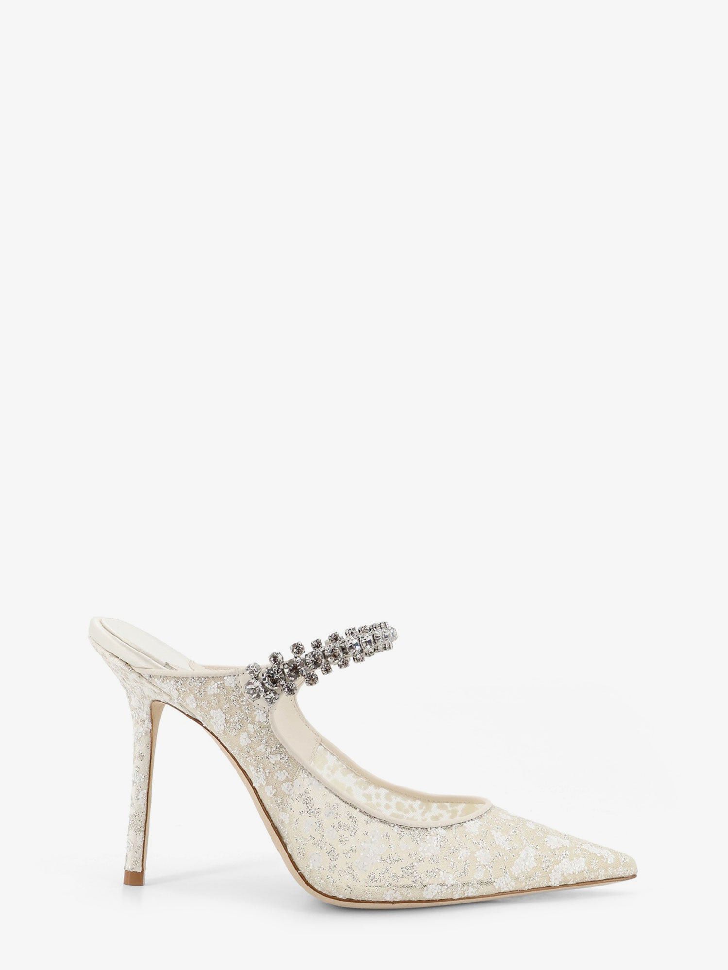 Jimmy Choo Embroidered Tulle Decollete Size US 7 / IT 37 - 1 Thumbnail
