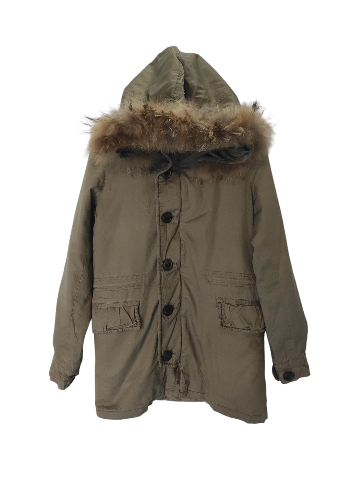MOUSSY Azul by Moussy Military Fur Hoodie Jacket i6w9 LGB style Size US S / EU 44-46 / 1 - 1 Thumbnail