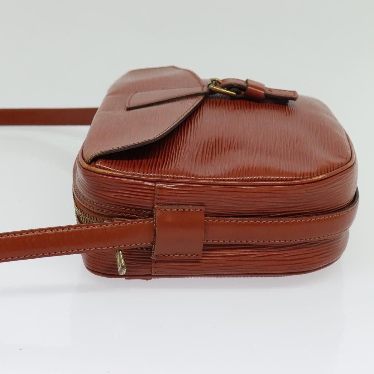 Louis Vuitton LOUIS VUITTON Epi Jeune Fillemm Shoulder Bag Brown M52153 Size ONE SIZE - 3 Thumbnail
