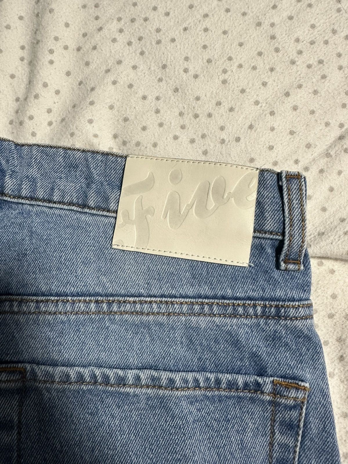 FiveFourFive 545 FRONT STITCH HEAVY DENIM 02 (Hemmed) Size US 32 / EU 48 - 3 Thumbnail