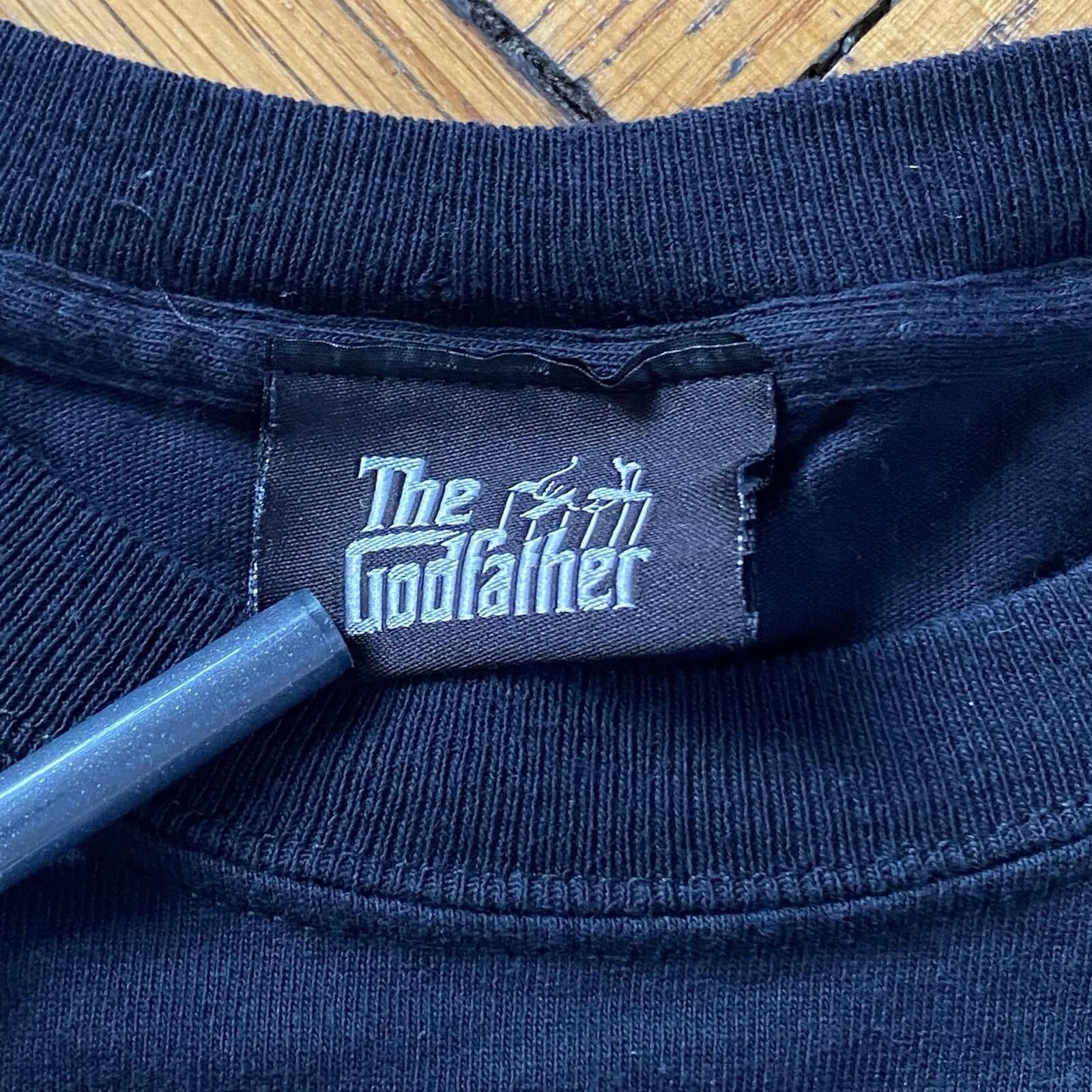 Other Vintage The Don T Shirt Godfather Black Graphic Y2K Size XL Size US XL / EU 56 / 4 - 5 Thumbnail