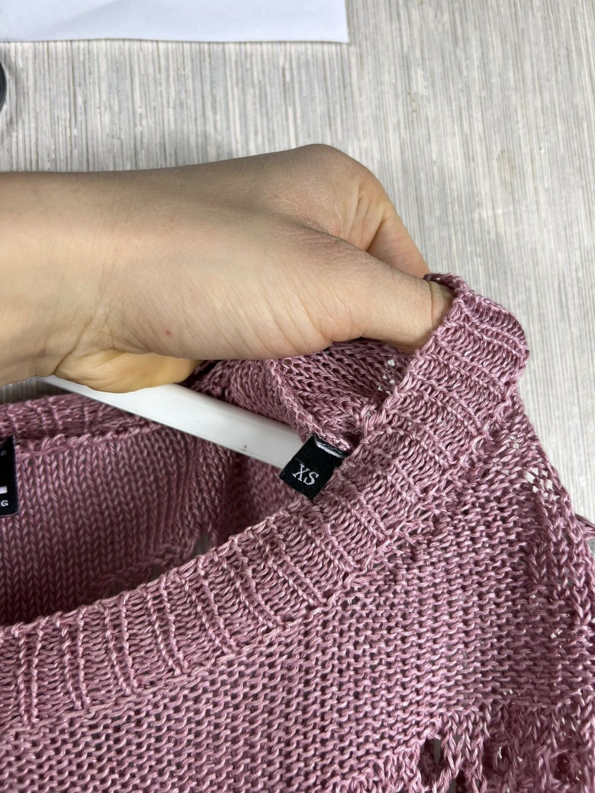 Diesel Diesel distressed open knit thrashed sweater oversize spider Size XS / US 0-2 / IT 36-38 - 15 Thumbnail