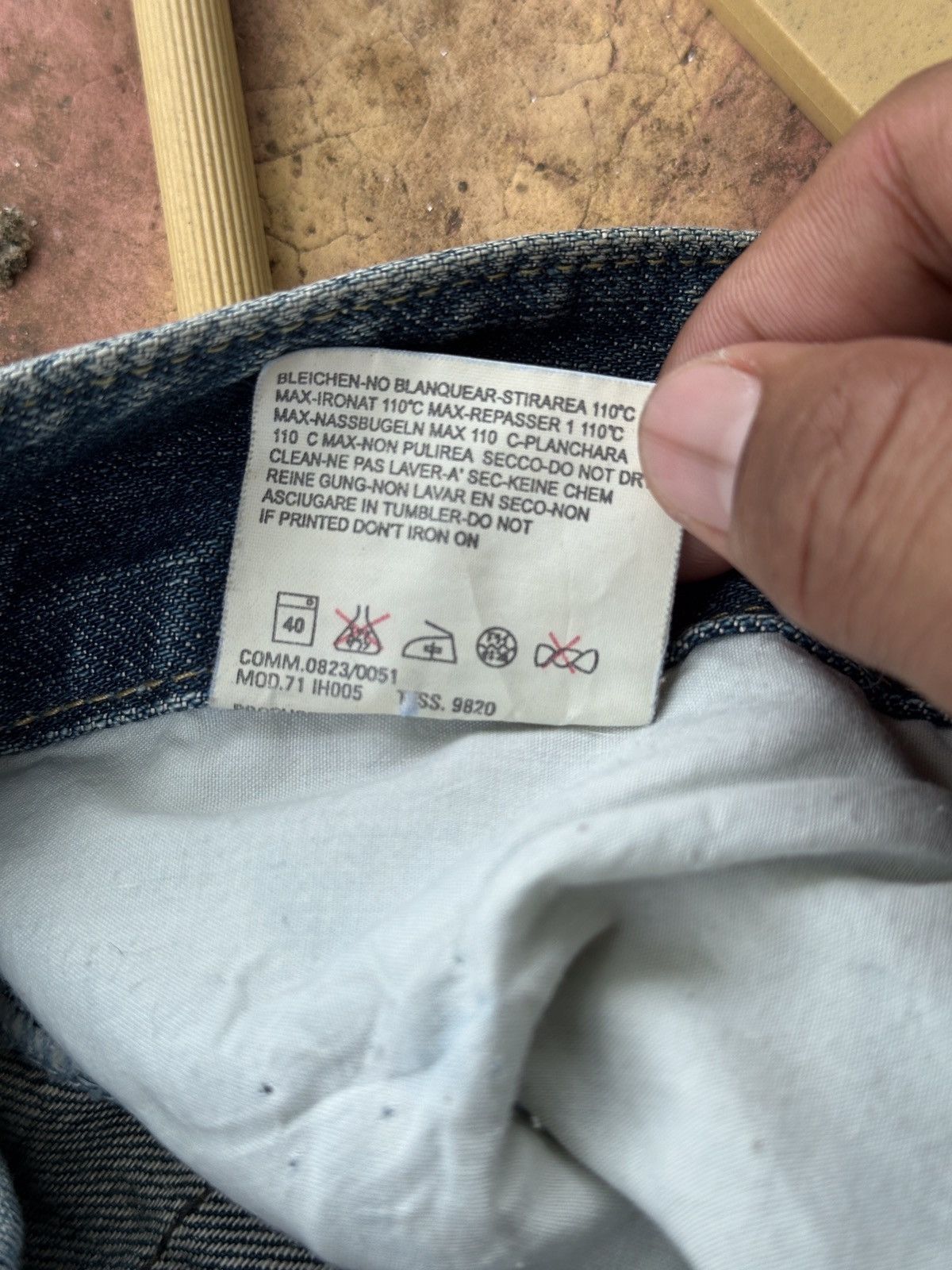 If Six Was Nine 💥Costy Brand💥 Costy Blue Words Streetwear Style💥 Size US 28 / EU 44 - 9 Thumbnail
