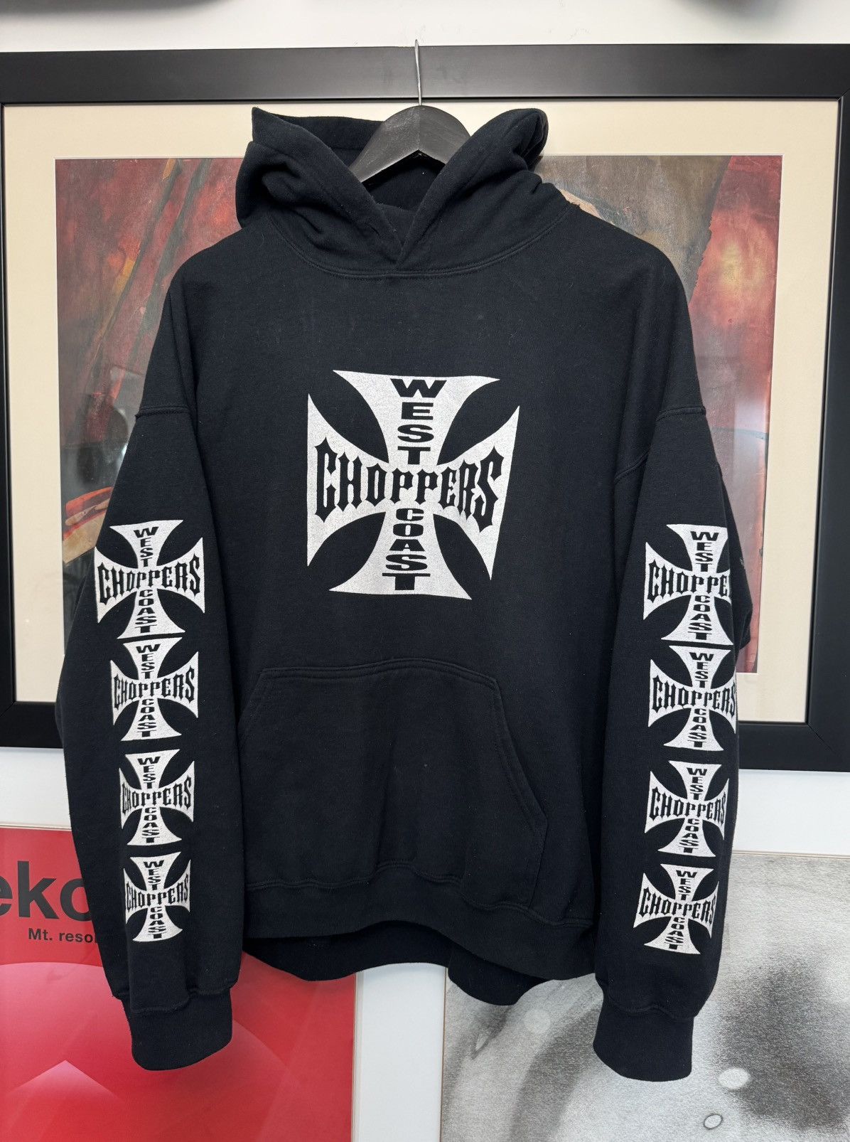 West Coast Choppers Vintage West Coast Choppers Hoodie Very Rare Y2k Hype Black Size US XL / EU 56 / 4 - 2 Thumbnail