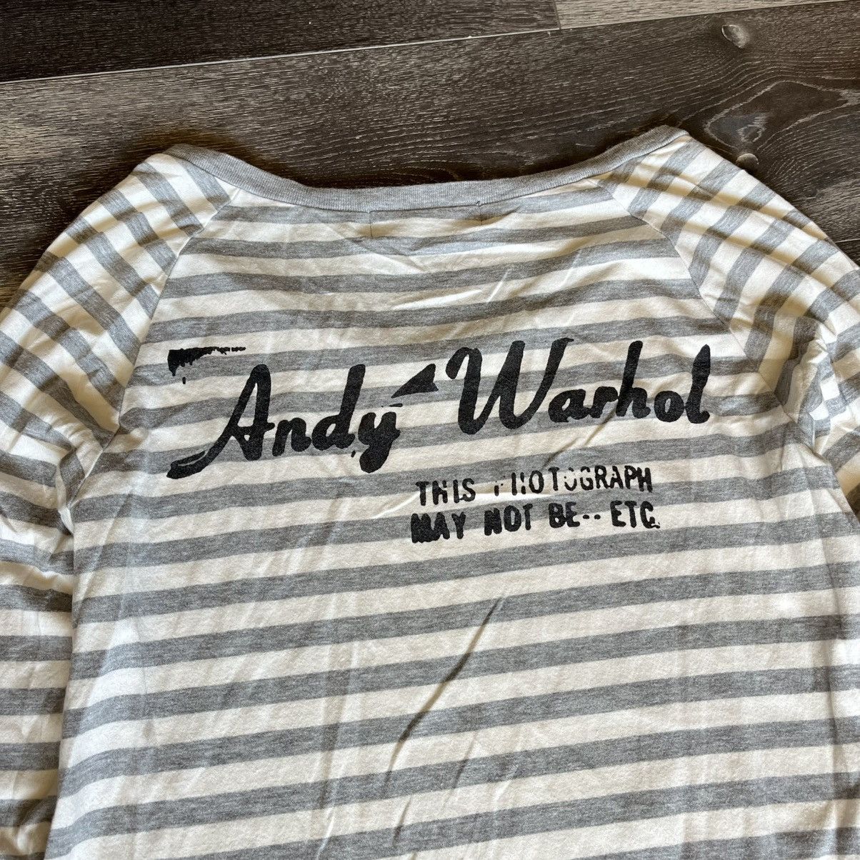 Andy Warhol × Hysteric Glamour Andy Warhol Hysteric Glamour Face Stripe Raglan Sleeve Shirt Size L / US 10 / IT 46 - 7 Thumbnail