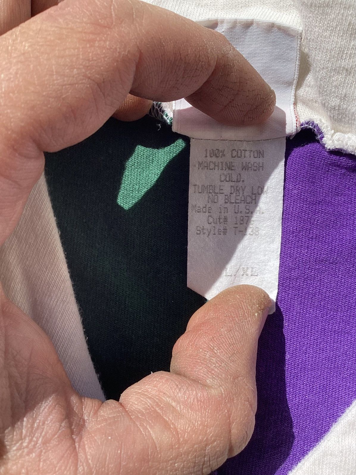 Other × Vintage Vtg stone Mountain Georgia green and purple button up jersey Size US XL / EU 56 / 4 - 5 Thumbnail