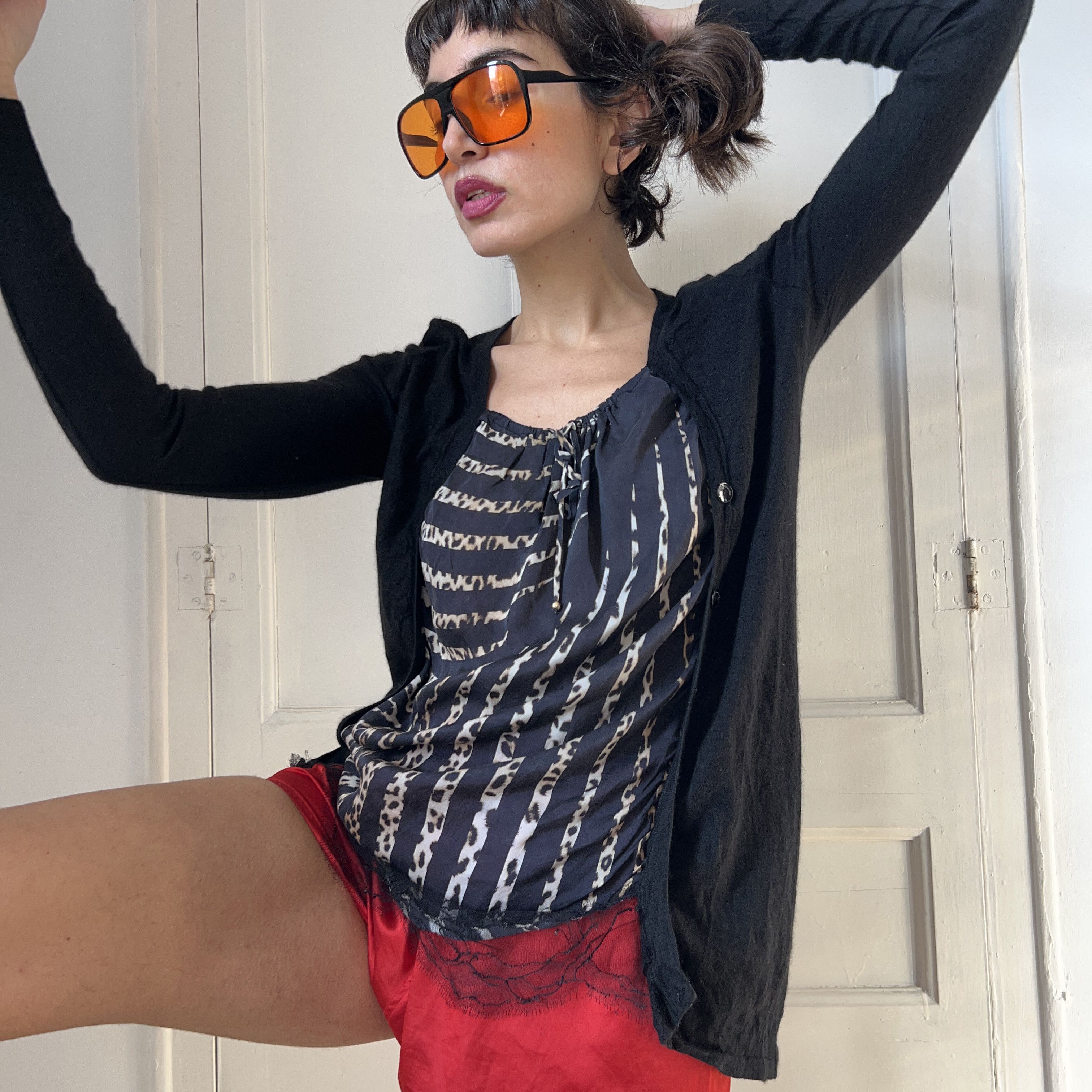Blumarine intage Y2K Blumarine Cashmere Silk Cardigan Top Size XL / US 12-14 / IT 48-50 - 4 Thumbnail