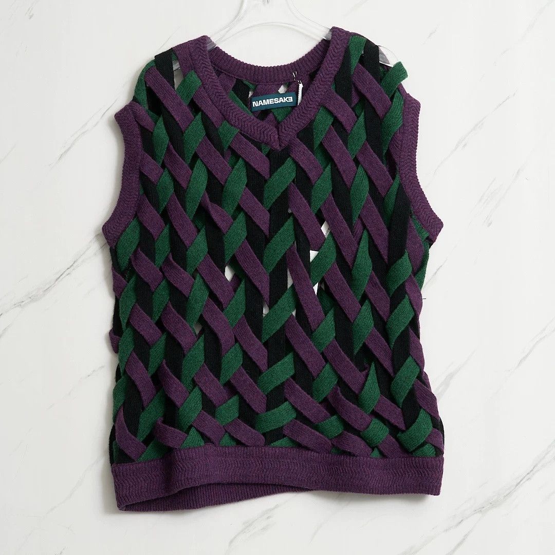 NAMESAKE Namesake Men's Color-Block Knit Vest Size US M / EU 48-50 / 2 - 1 Thumbnail