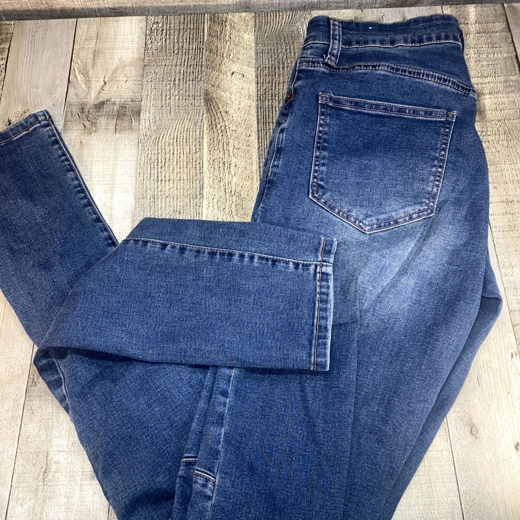 Vintage Rue21 Jeans Men 30x32 Blue Skinny Denim Shirt? Size US 30 / EU 46 - 3 Thumbnail