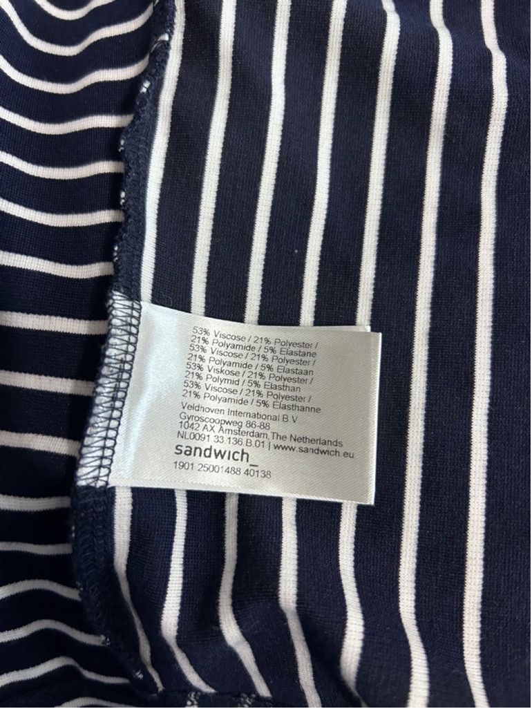 Other Women's Sandwich Jacket, Size L, Navy & White Stripes Size L / US 10 / IT 46 - 8 Thumbnail