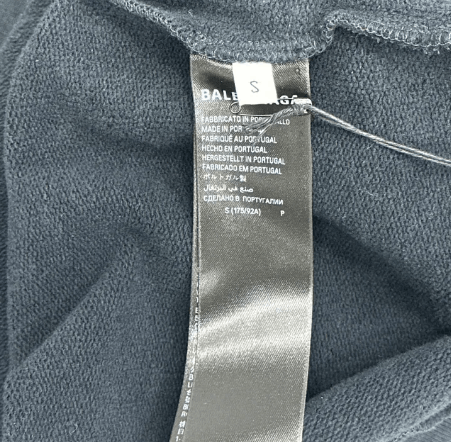 Balenciaga Shirt collar embroidered drop shoulder long-sleeved sweate Size US S / EU 44-46 / 1 - 4 Thumbnail