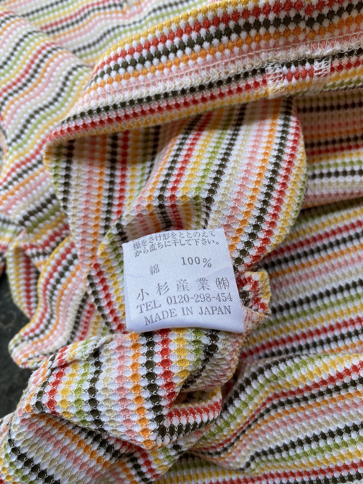 Kenzo Vintage 90s Kenzo Striped Cropped Tees Size M / US 6-8 / IT 42-44 - 7 Thumbnail