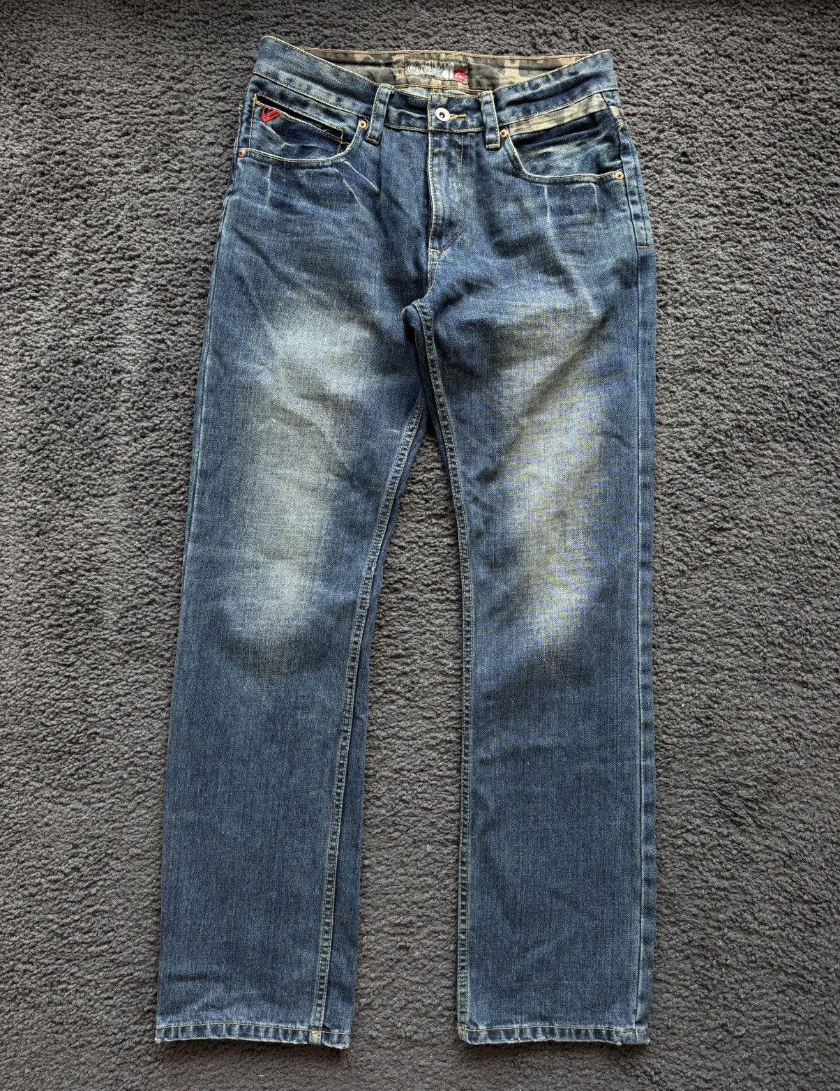 Quiksilver × Vintage Vintage Quiksilver usa Faded Denim Jeans Y2K Style Size US 30 / EU 46 - 5 Thumbnail