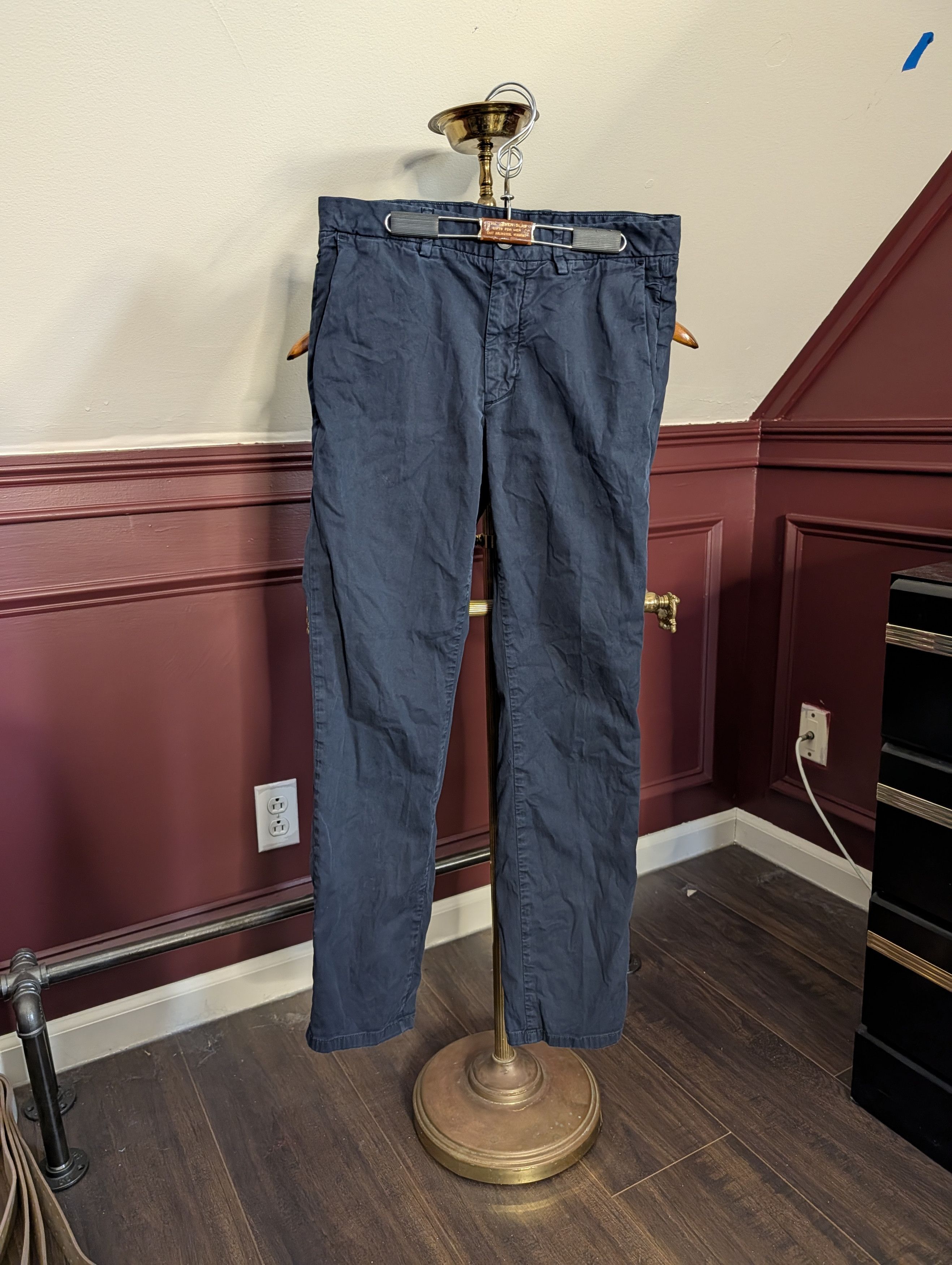 Theory Navy blue SOFT cotton chino pants 28.75" waist Size US 28 / EU 44 - 1 Thumbnail