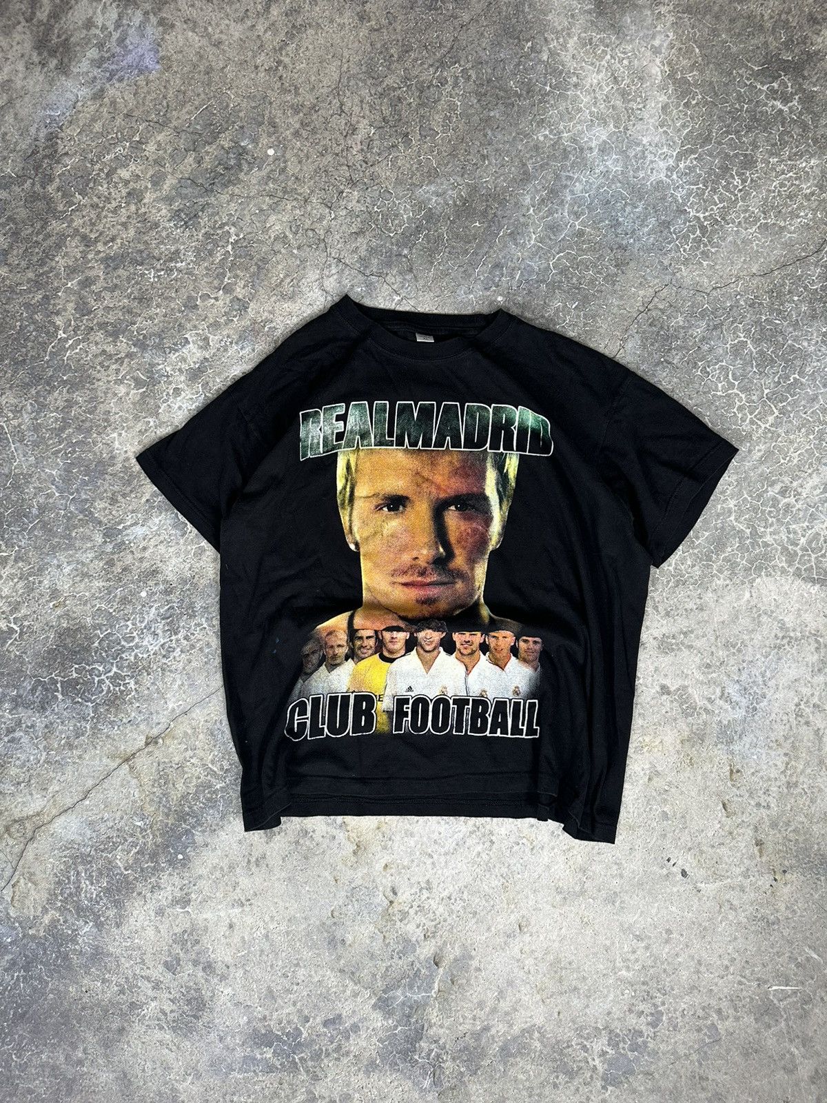 Vintage Vintage Real Madrid David Beckham Croppedtee Size US XXL / EU 58 / 5 - 1 Thumbnail