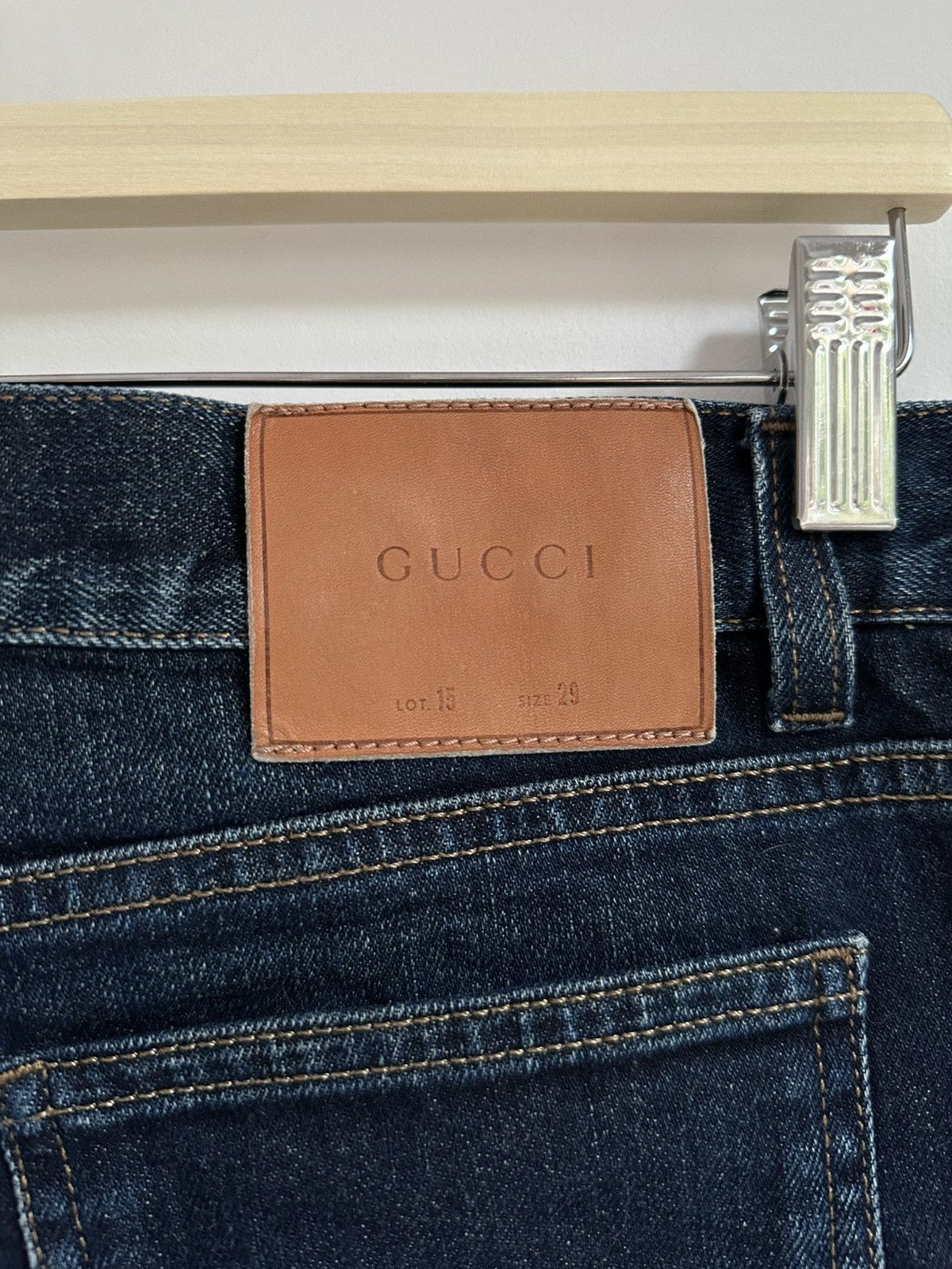 Gucci Gucci straight fit denim jeans Size US 29 - 8 Thumbnail