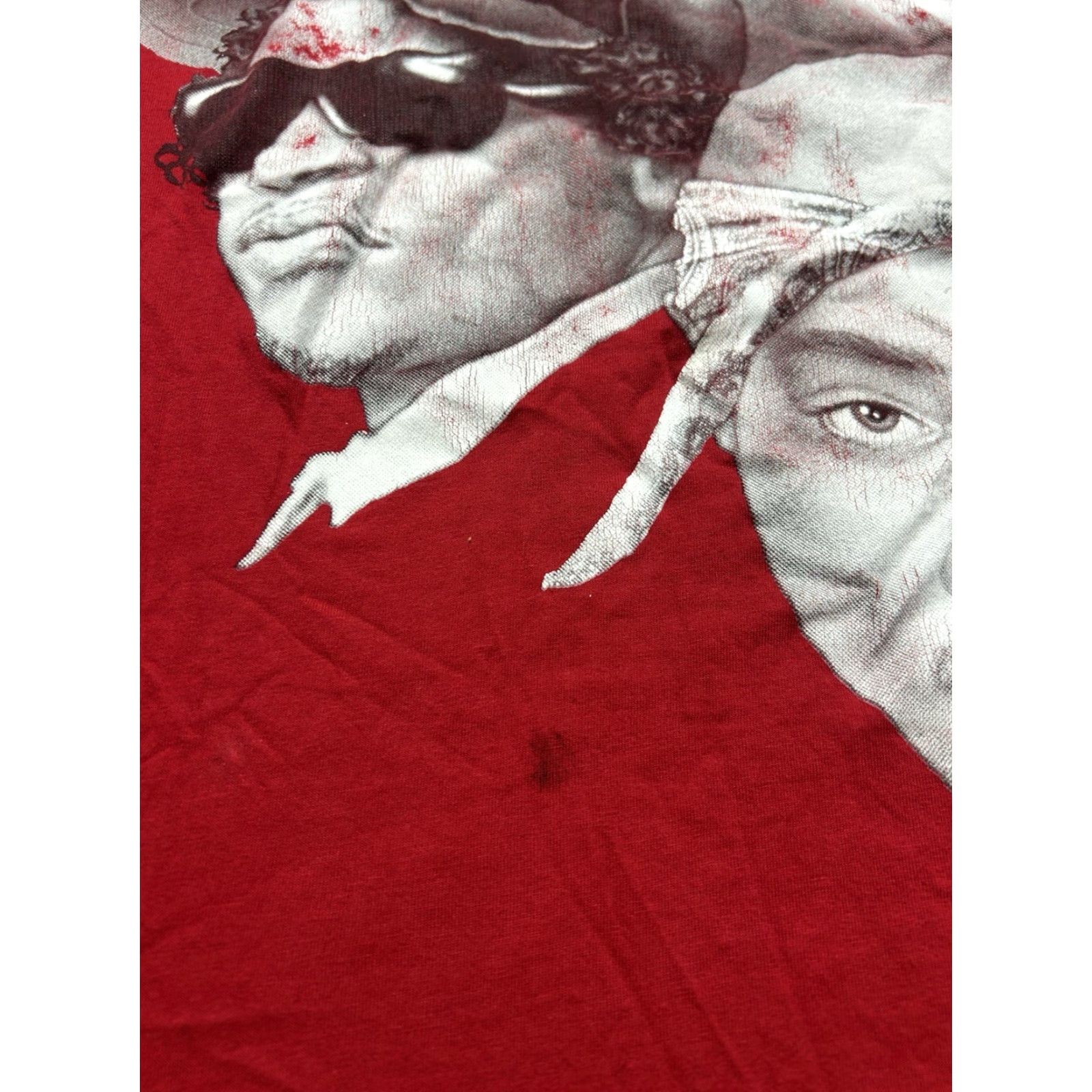Vintage VINTAGE Hip Hop Legends T-Shirt Men 3XL Red Biggie Tupac Eazy-E Rap Tee Size US XXL / EU 58 / 5 - 3 Thumbnail