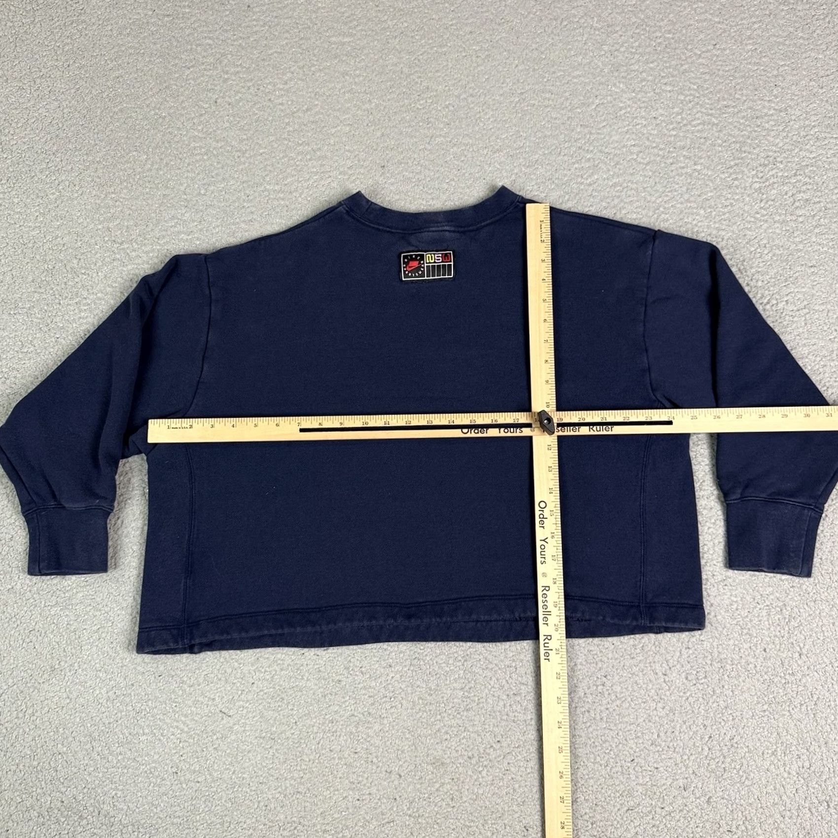 Nike Nike Sportswear Sweatshirt Womens Medium Blue Logo Oversized Pullover Shirt Size M / US 6-8 / IT 42-44 - 7 Thumbnail