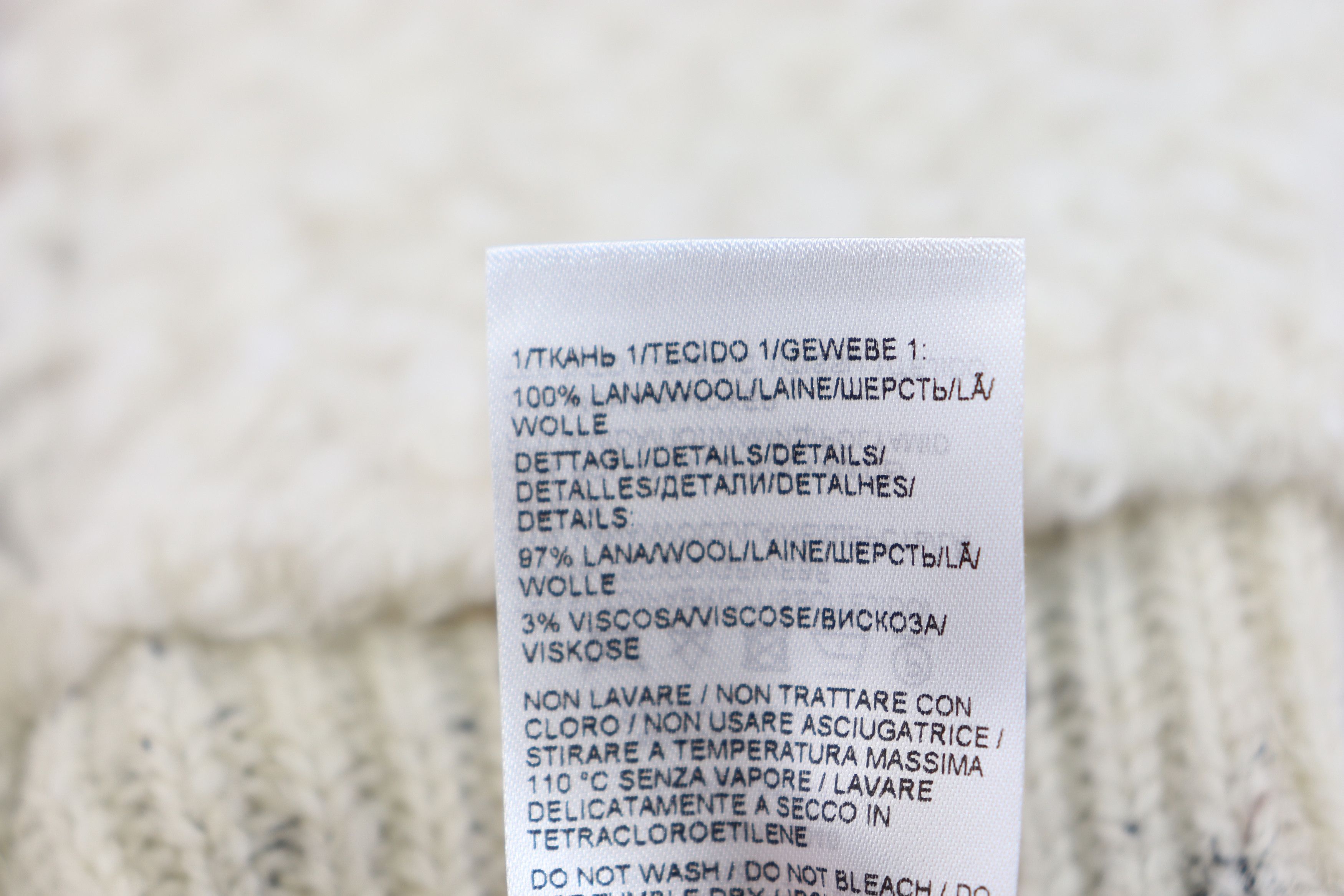Bottega Veneta o1rshd1 Size: L / PW Patchwork Wool Knit Gloves Sand Melange Size ONE SIZE - 6 Thumbnail