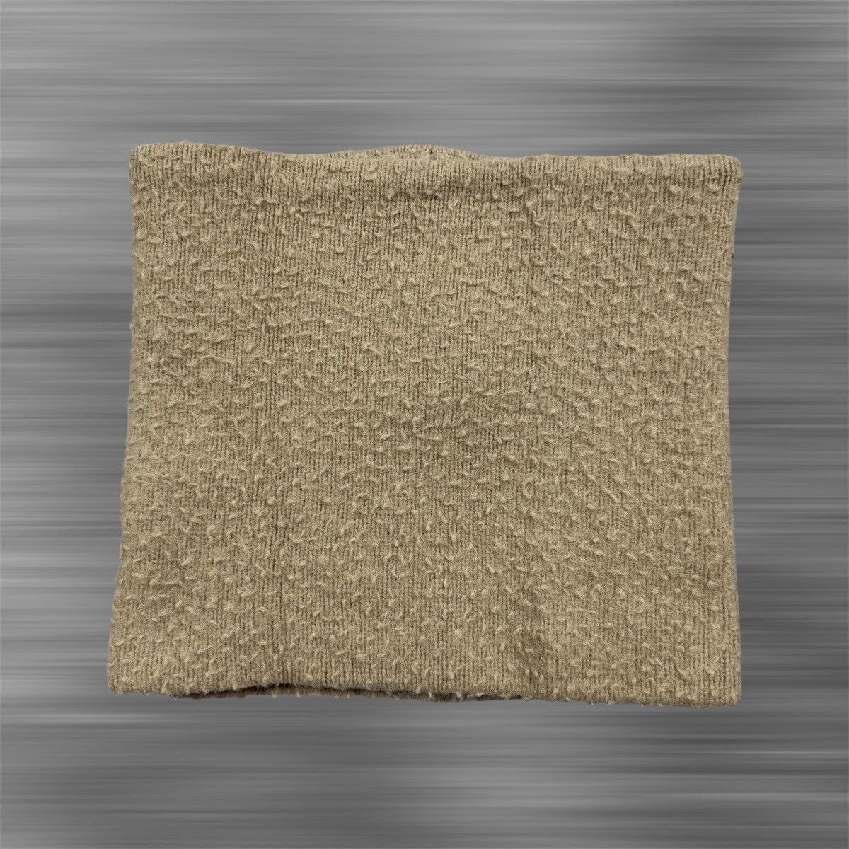 Maison Margiela MAISON MARGIELA Beige Gauge Pilled Tube Scarf Size ONE SIZE - 2 Thumbnail