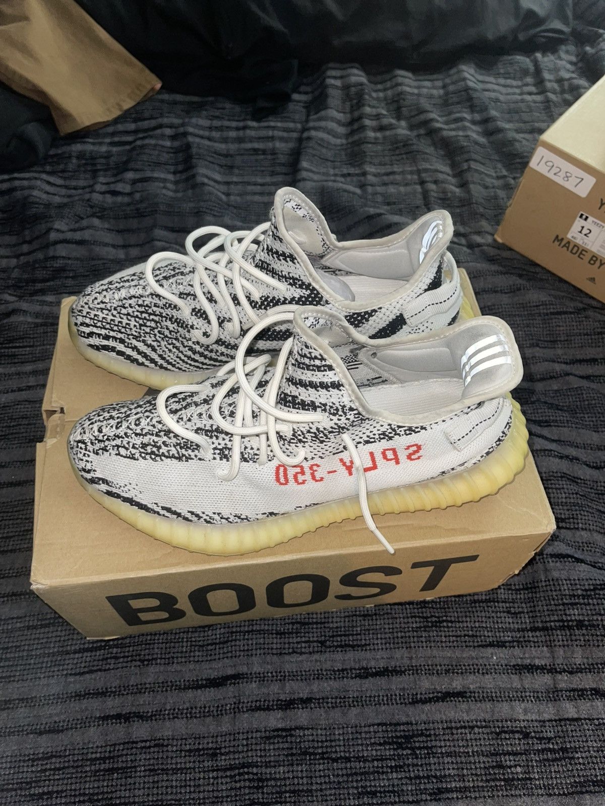 Yeezy Adidas Yeezy Zeebra V2 Size US 11.5 / EU 44-45 - 2 Thumbnail