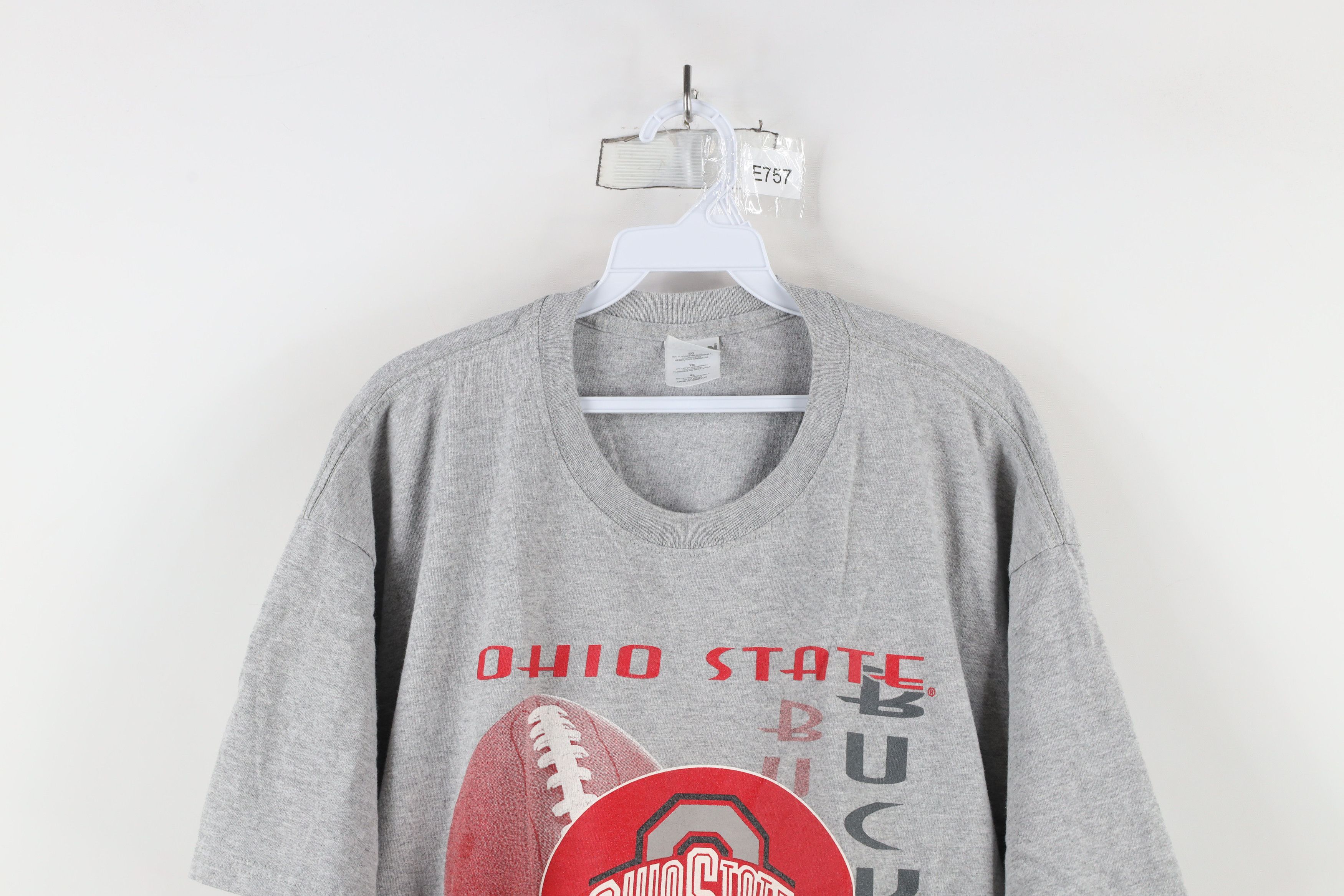 Vintage Vintage National Champs Ohio State University T-Shirt Gray Size US XL / EU 56 / 4 - 2 Thumbnail