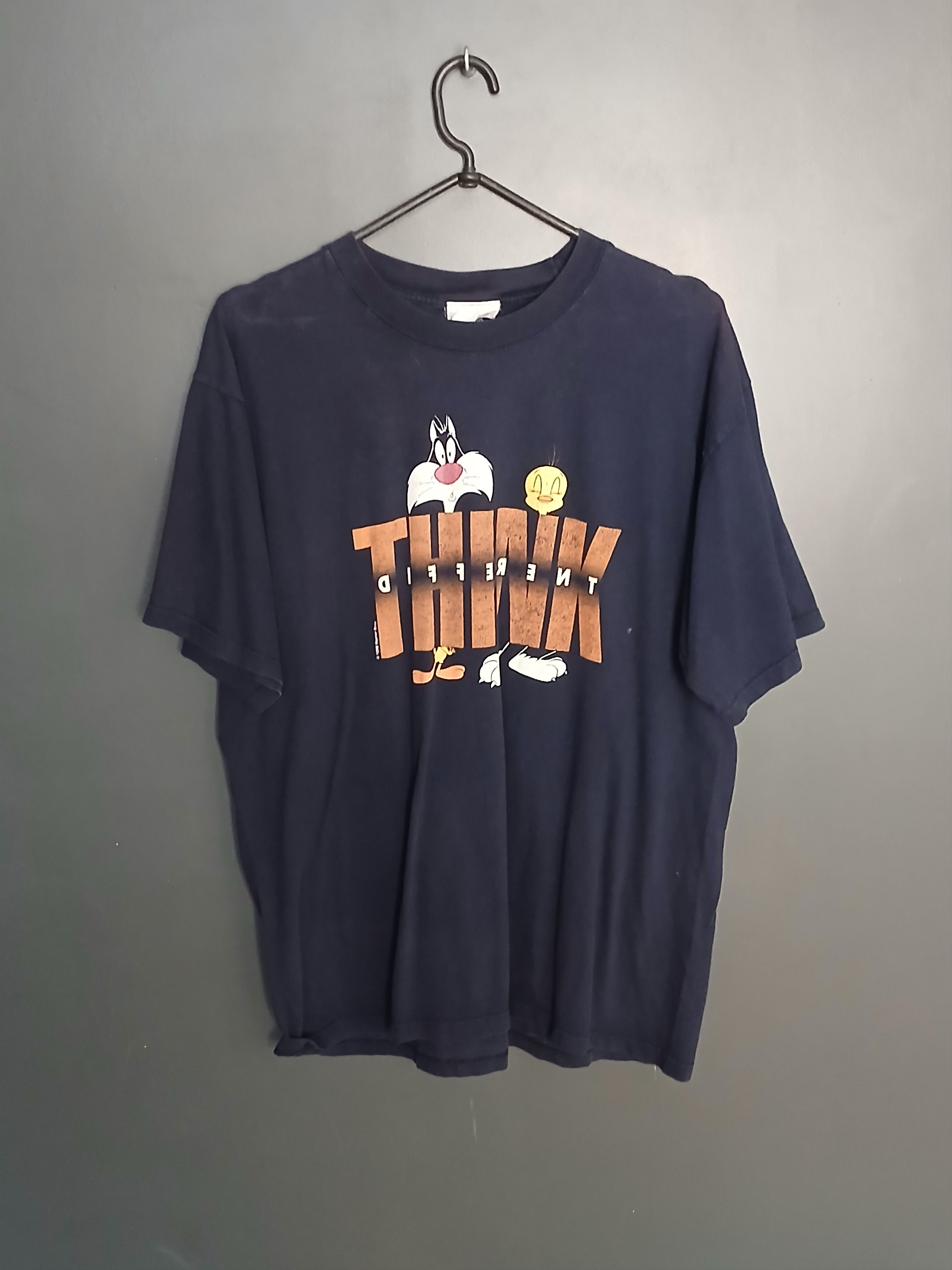 Cartoon Network × Vintage × Warner Bros Vintage 1998 Looney Tunes Sylvester Tweety T-Shirt Size US L / EU 52-54 / 3 - 1 Thumbnail