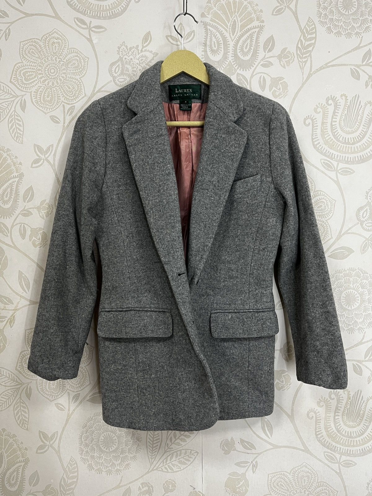 Ralph Lauren × Vintage Vintage Ralph Lauren Slim Blazer Jacket Coat Size US S / EU 44-46 / 1 - 3 Thumbnail
