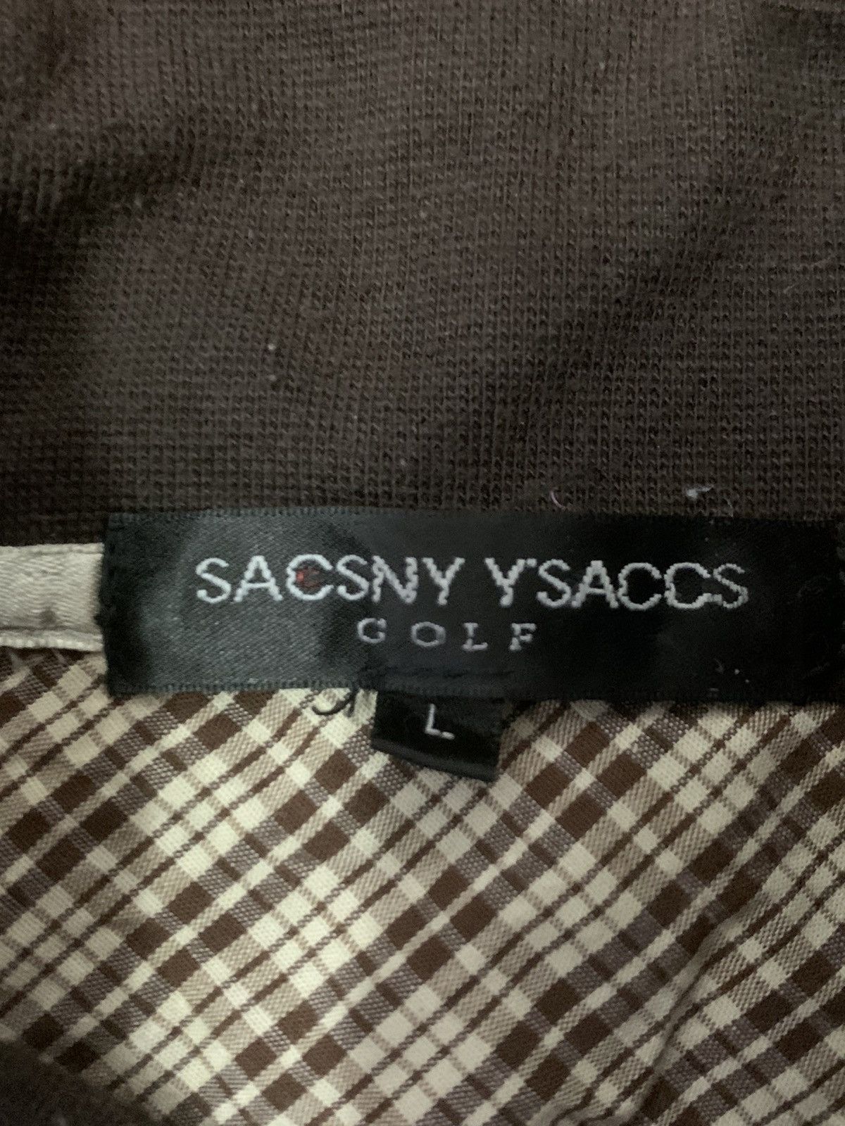 Yohji Yamamoto Sacsny Y’saccs Golf Polo Shirt Size US L / EU 52-54 / 3 - 5 Thumbnail