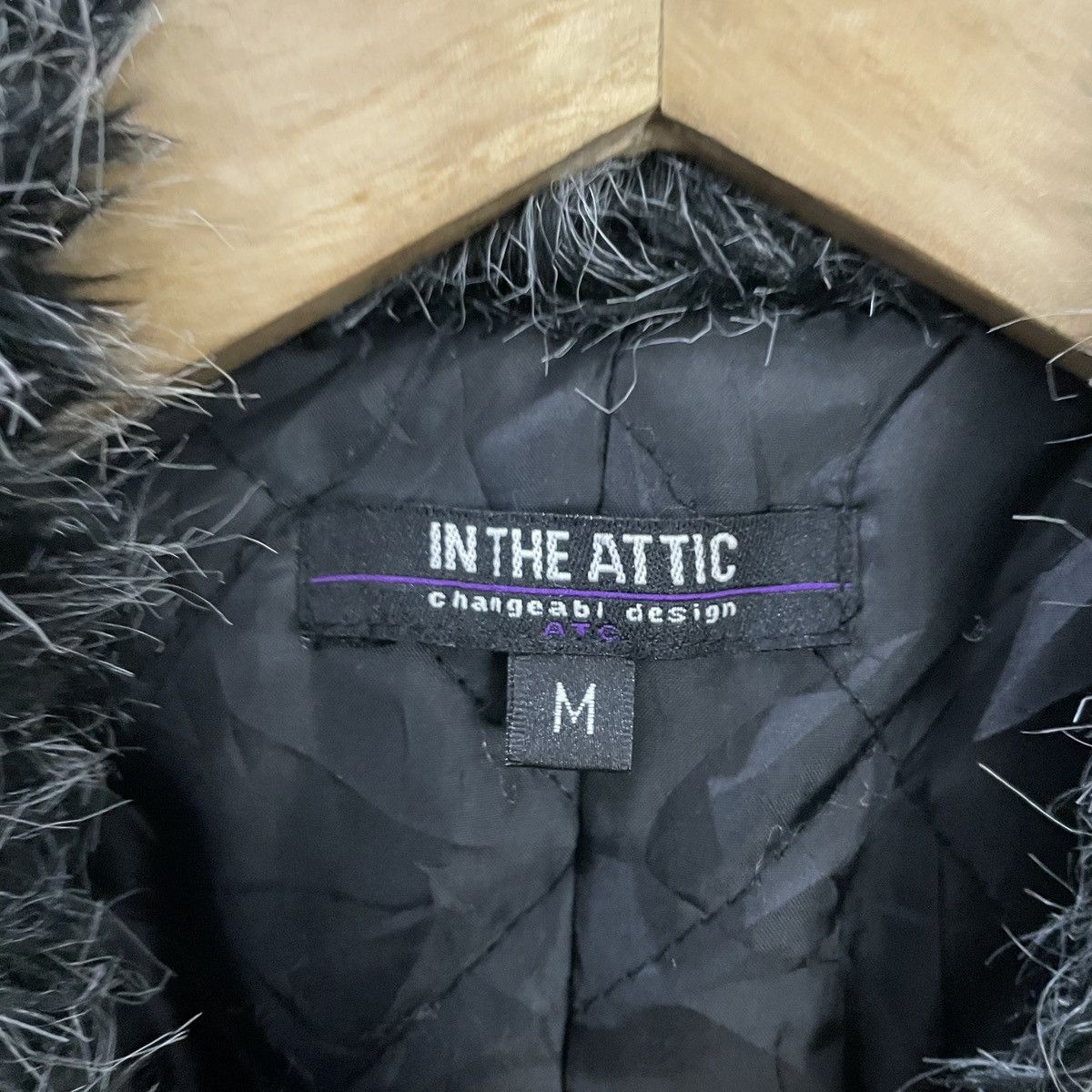 In The Attic Vintage In The Attic Avant Garde Sherpa Fleece Jacket Size US M / EU 48-50 / 2 - 5 Thumbnail