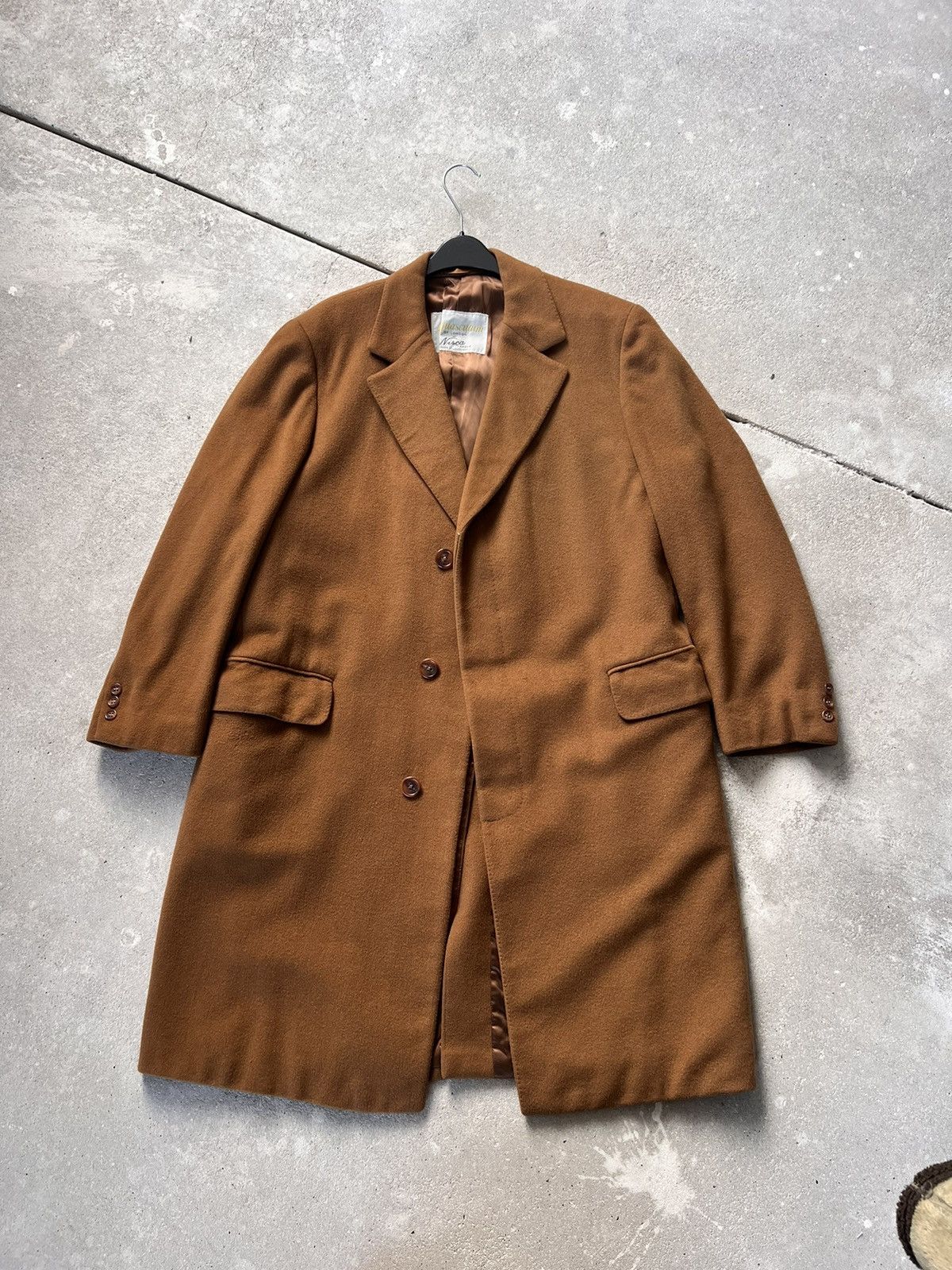 Aquascutum × Vintage Vintage AQUASCUTUM Cashmere Coat Size US L / EU 52-54 / 3 - 4 Thumbnail