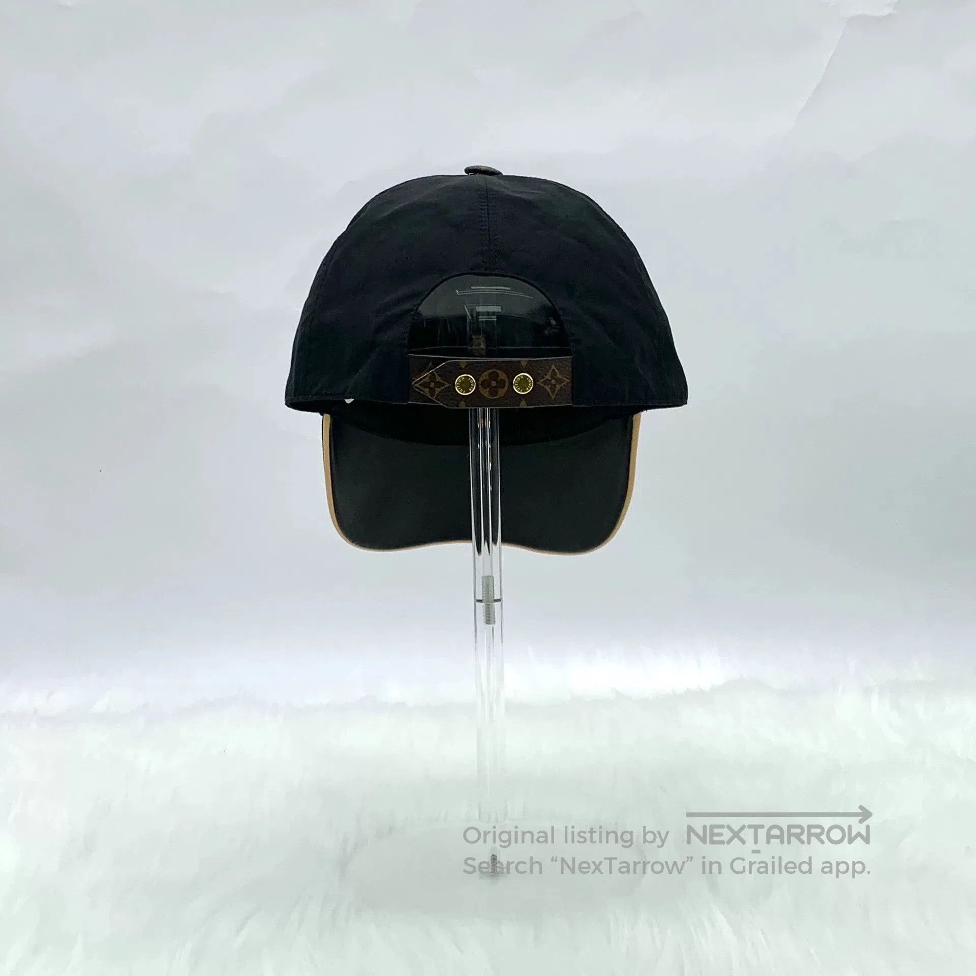 Louis Vuitton Louis Vuitton Black Monogram Logo Cap. Size ONE SIZE - 2 Thumbnail