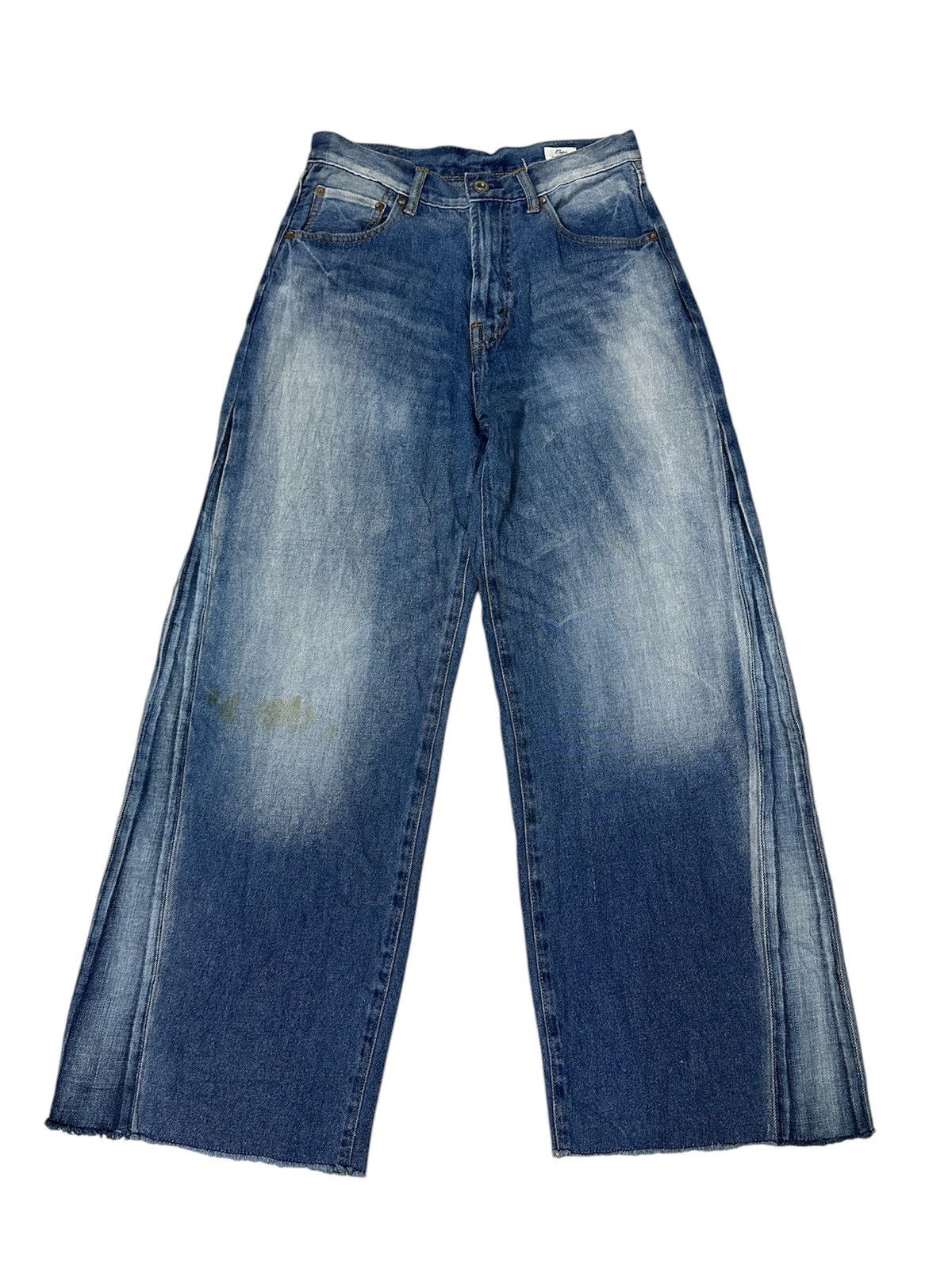 Rick Owens 2000s Cepo Craft Baggy Flare Jeans Y2K Jnco Goa Lgb Style Size US 28 / EU 44 - 1 Thumbnail