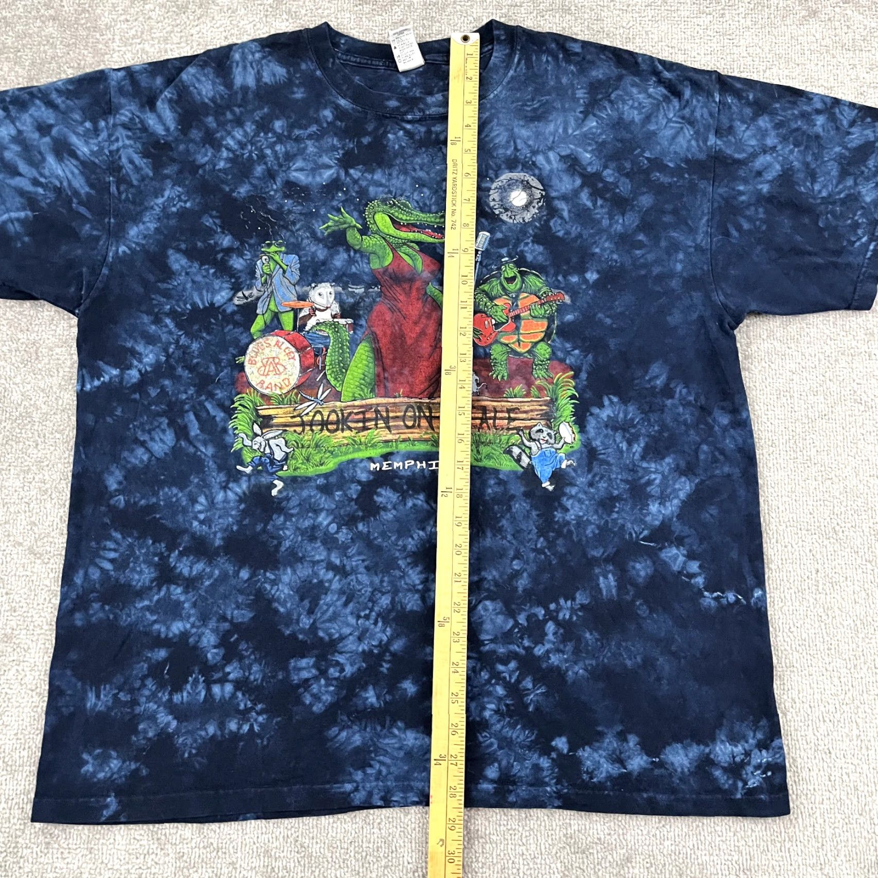 Vintage Sundog Graphic Tee Mens XL Blue Alligator Animals T-Shirt Size US XL / EU 56 / 4 - 6 Thumbnail