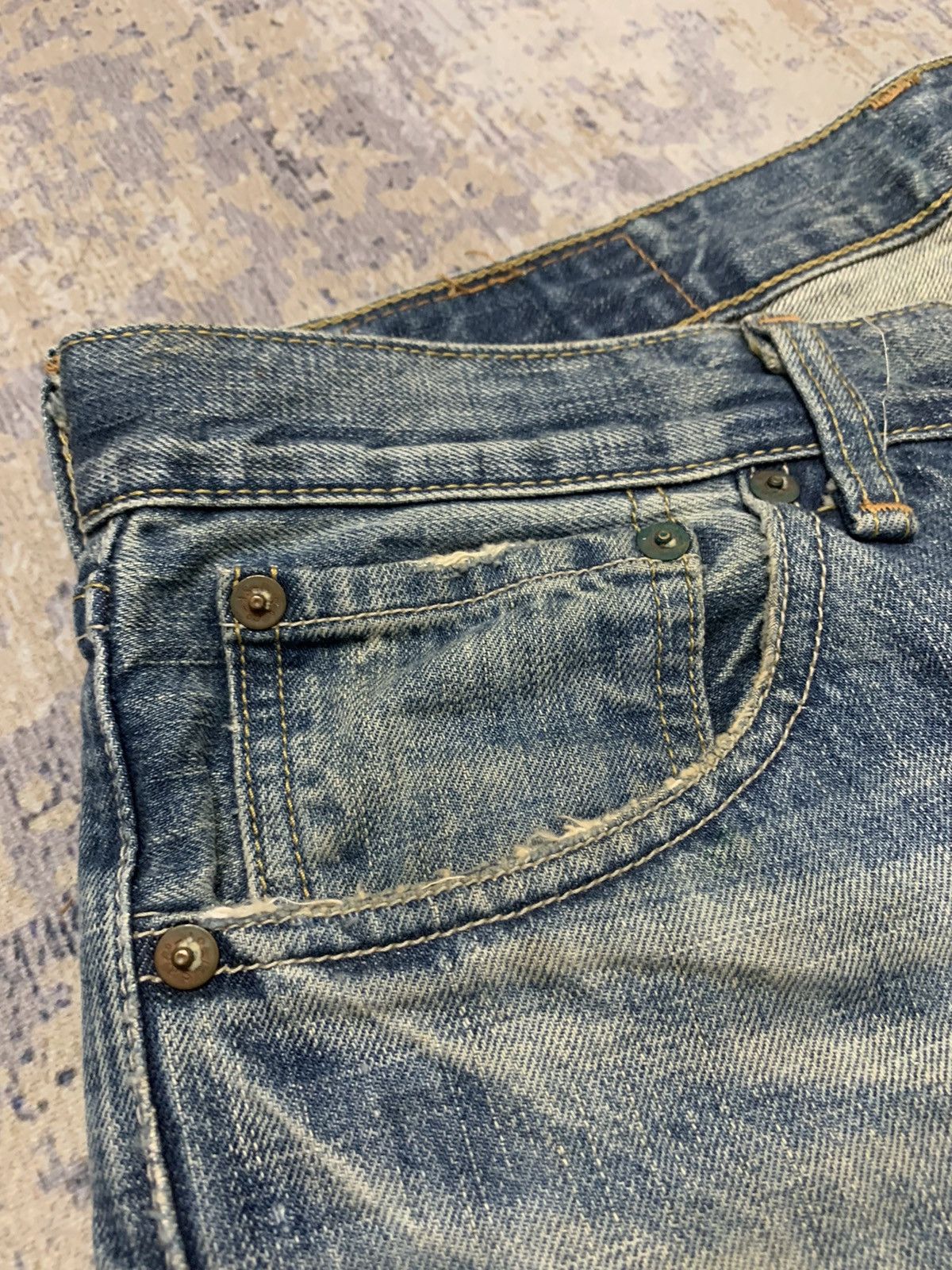 Levi's Vintage Levi's 503 Stone Wash Baggy Jeans 34x29.5 Size US 34 / EU 50 - 6 Thumbnail