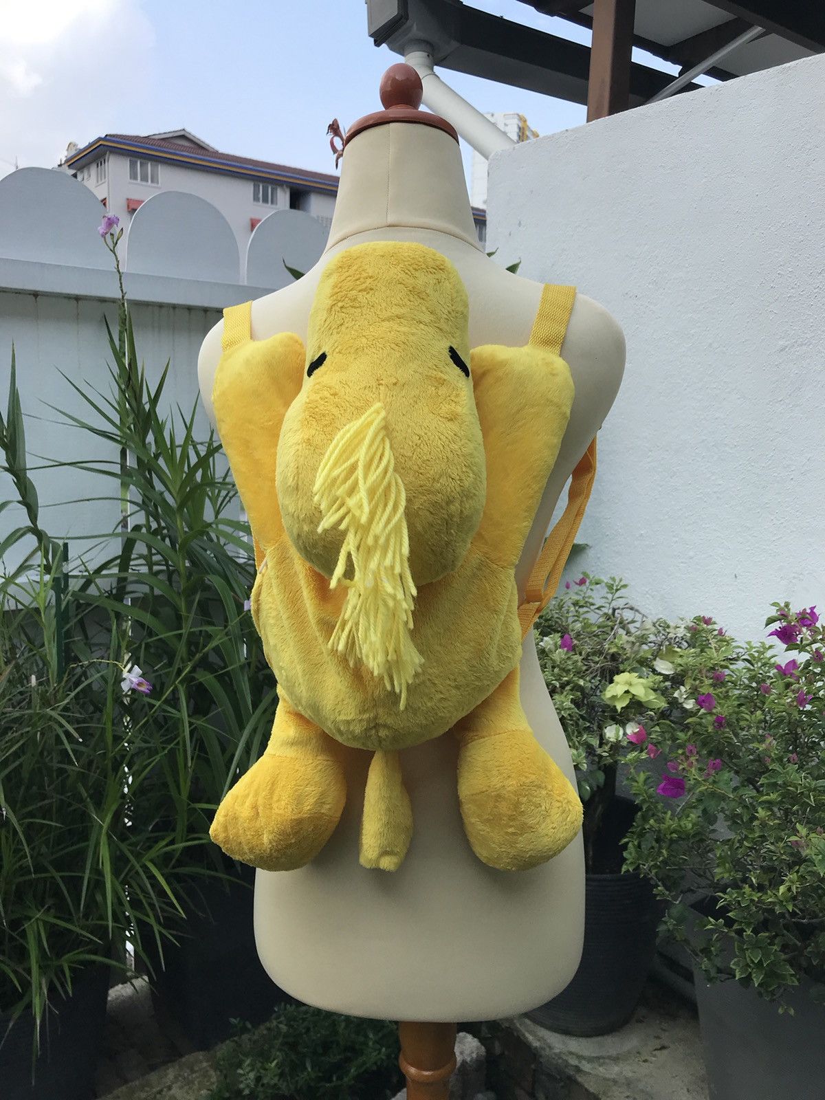 Japanese Brand VINTAGE WOODSTOCK PEANUTS PLUSH BACKPACK Size ONE SIZE - 3 Thumbnail