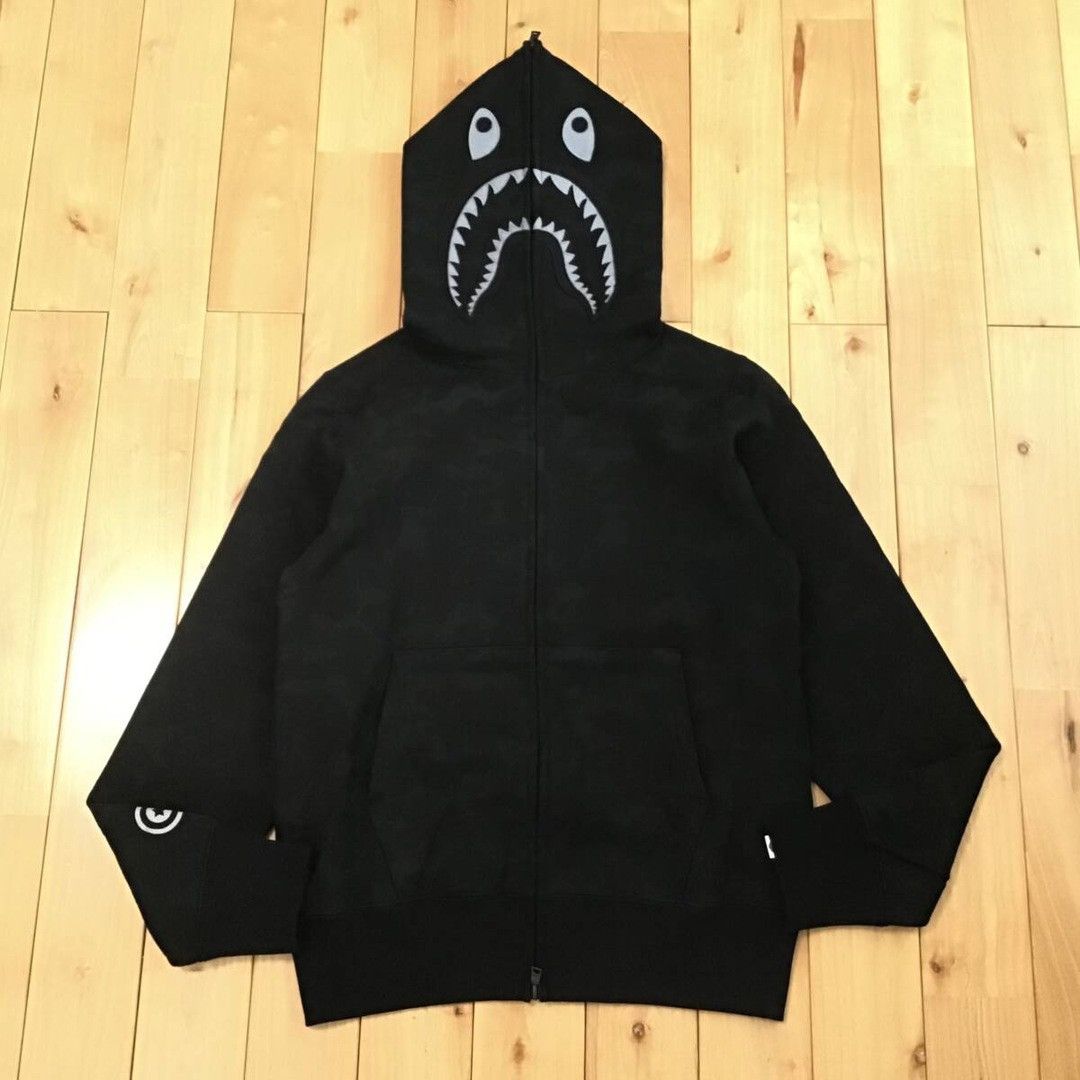 Bape 🔥Limited to 50🔥 BAPE SENSE Solid camo shark full zip hoodie Size US S / EU 44-46 / 1 - 2 Thumbnail