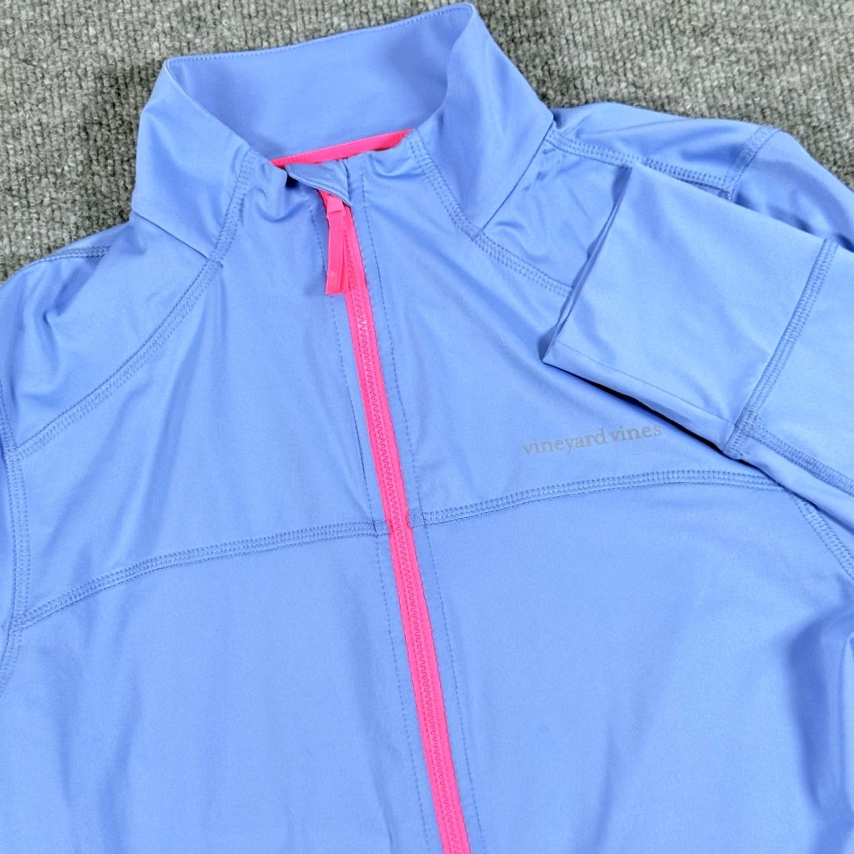 Vineyard Vines Vineyard Vines Jacket Womens Small Blue Performance Full Zip Lightweight Outdoor Size S / US 4 / IT 40 - 2 Thumbnail