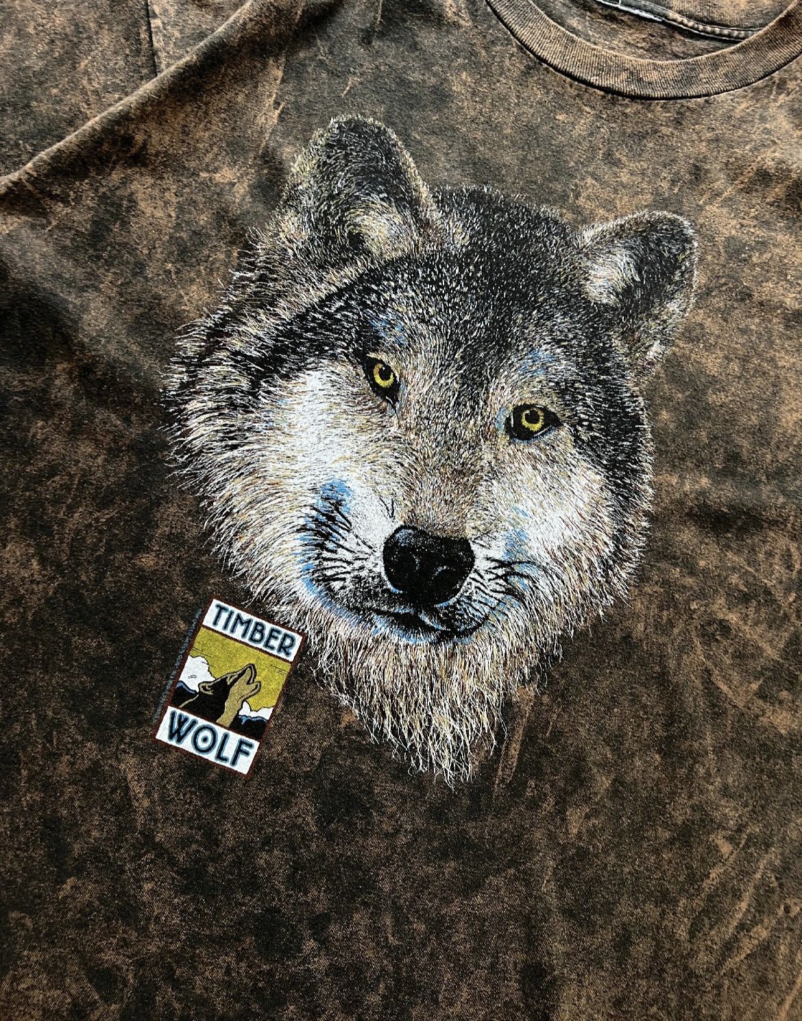 Vintage 1994 Single Stitch Timberwolf Tee Size US XXL / EU 58 / 5 - 2 Thumbnail