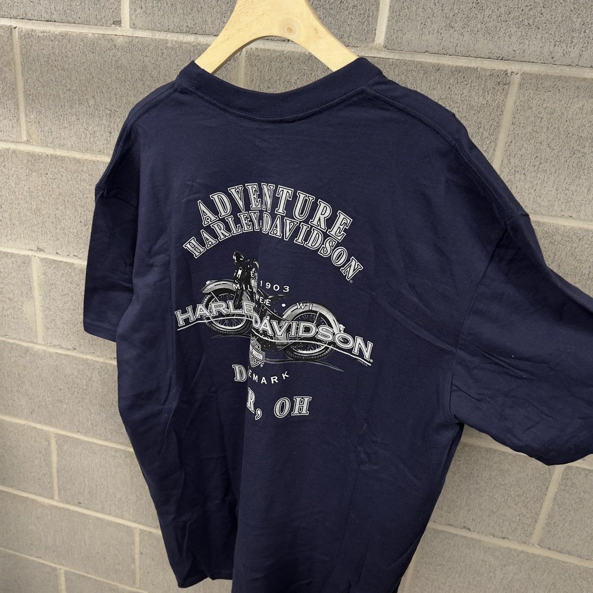 Harley Davidson Harley Davidson Flame Shirt ERD Grunge Biker WCC Size US XL / EU 56 / 4 - 5 Thumbnail