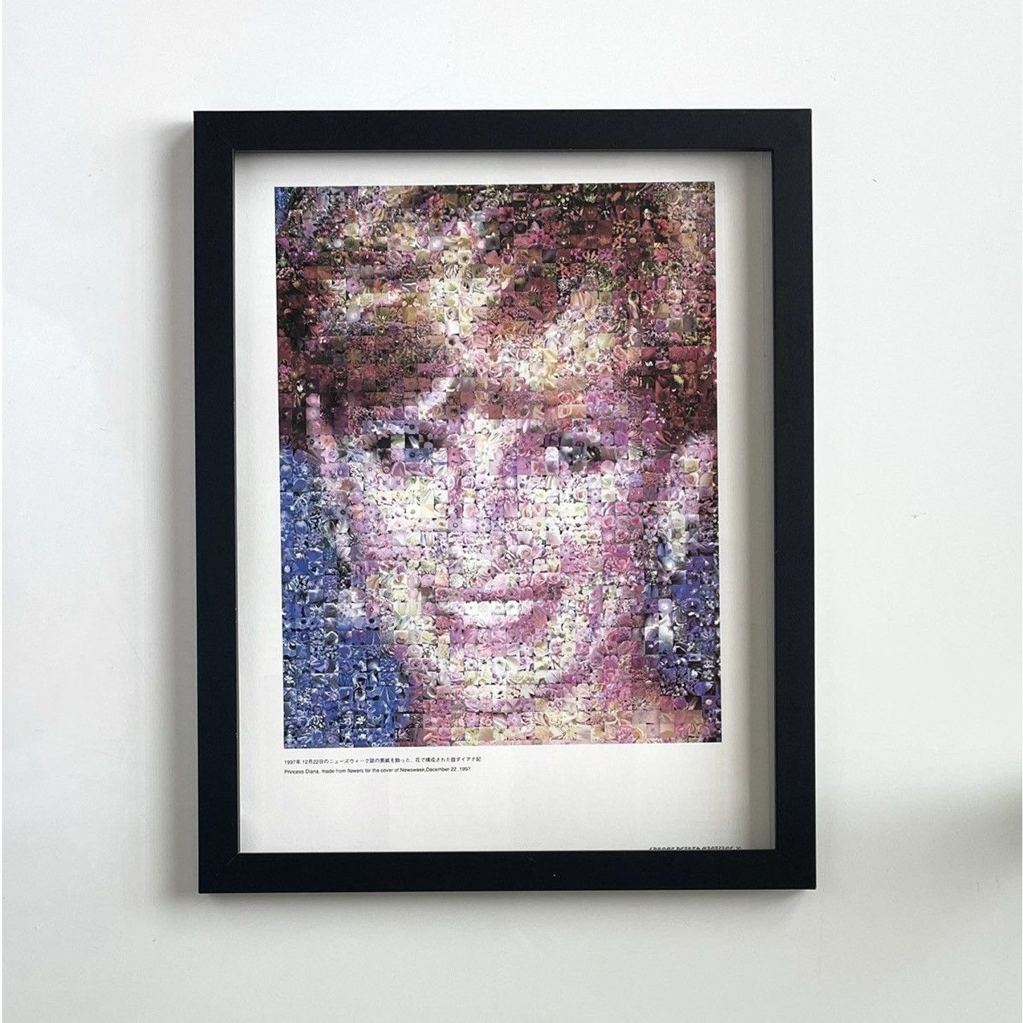Chrome Hearts × Japanese Brand × Vintage Chrome Hearts Princess Diana from flowers Framed poster 9x11 Size ONE SIZE - 1 Thumbnail