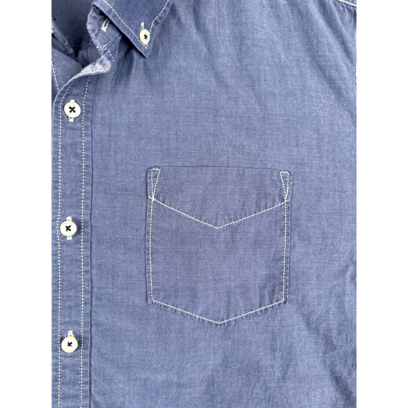 Tommy Bahama Tommy Bahama Shirt Men XL Blue Long Sleeve Button-Up with Pocket, Aloha Resort Style, 100% Cotton/Tencel Blend, Slim Fit Size US XL / EU 56 / 4 - 6 Thumbnail
